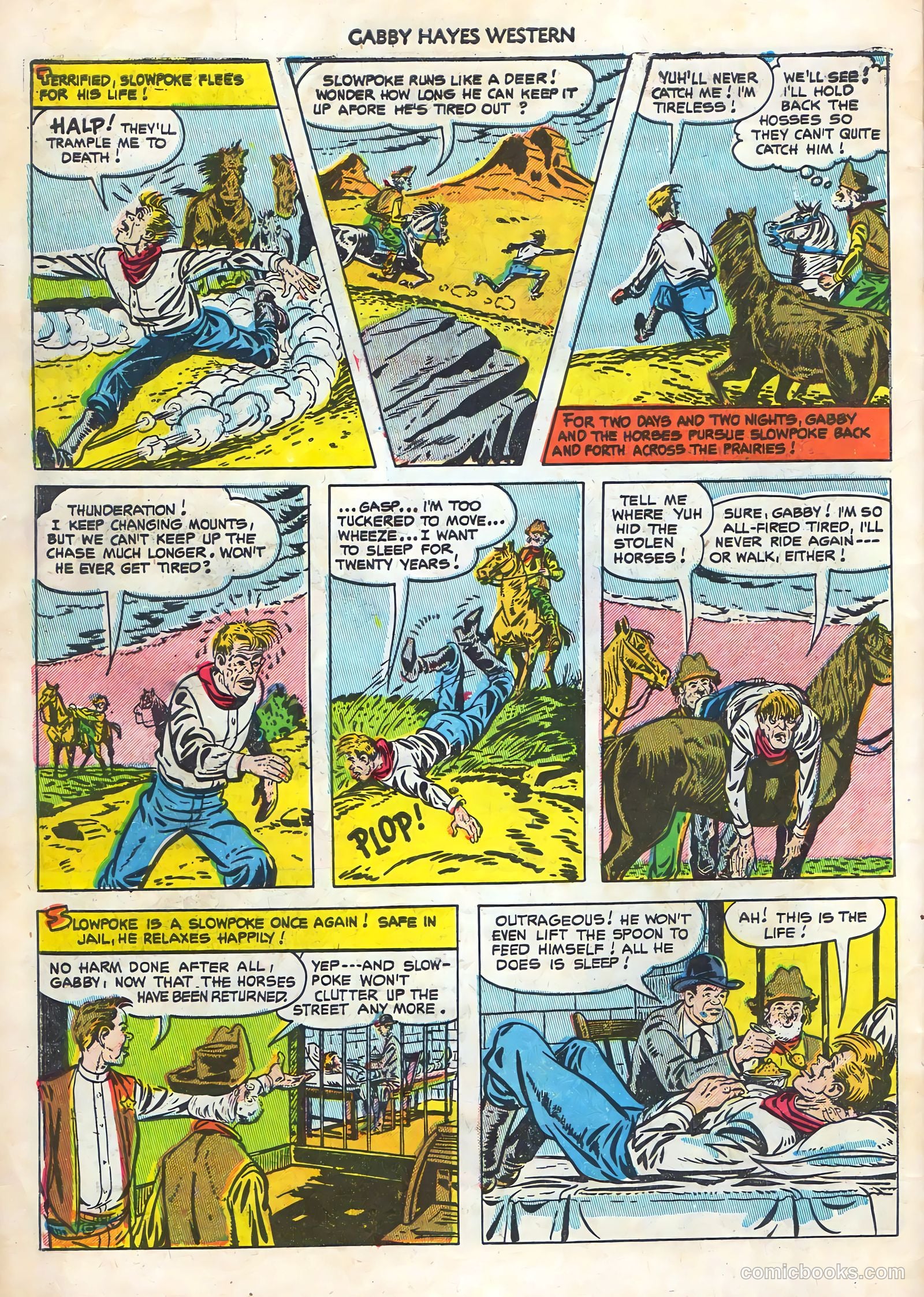 Gabby Hayes Western #48 — page 34 of 36