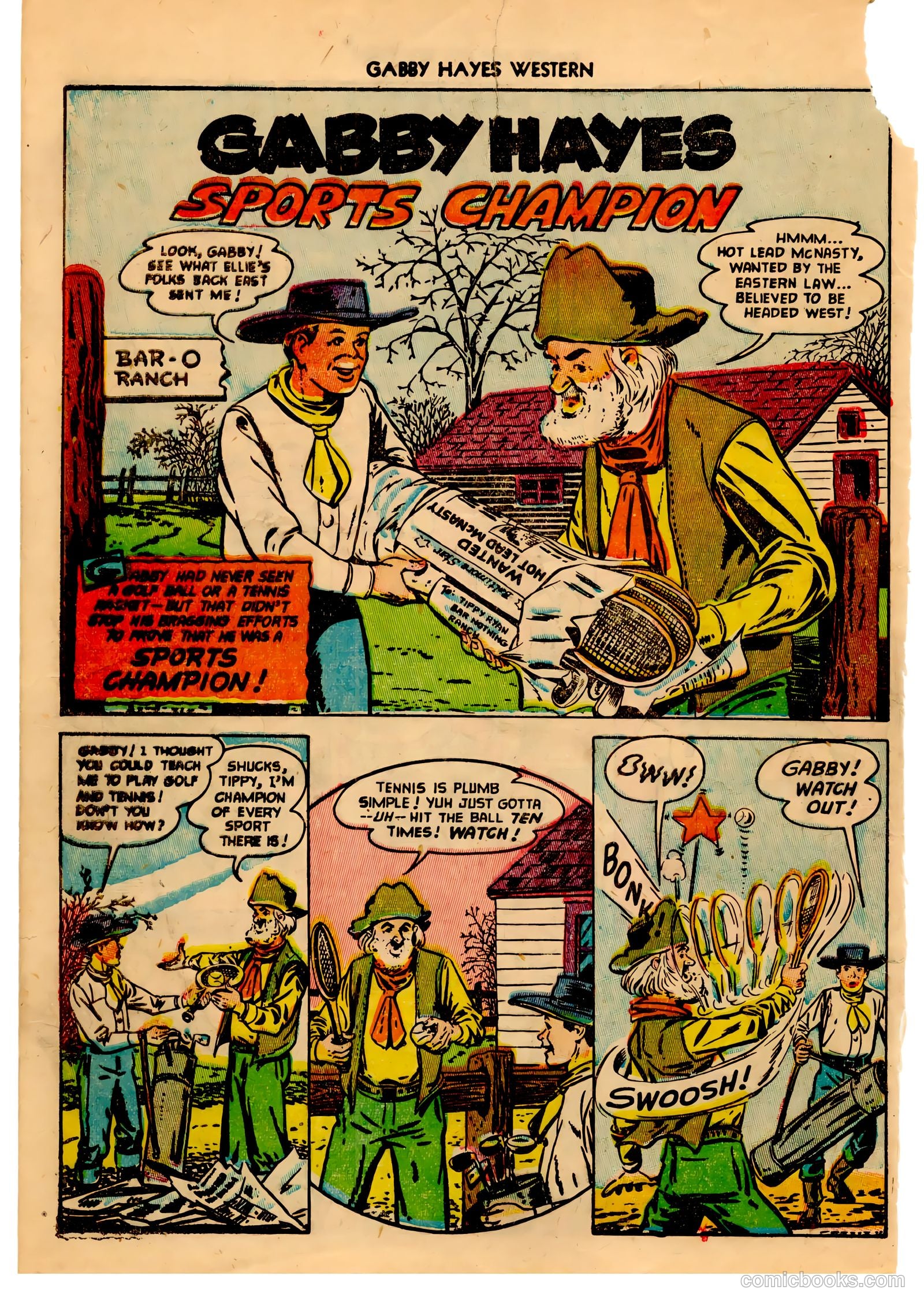 Gabby Hayes Western #49 — page 28 of 36