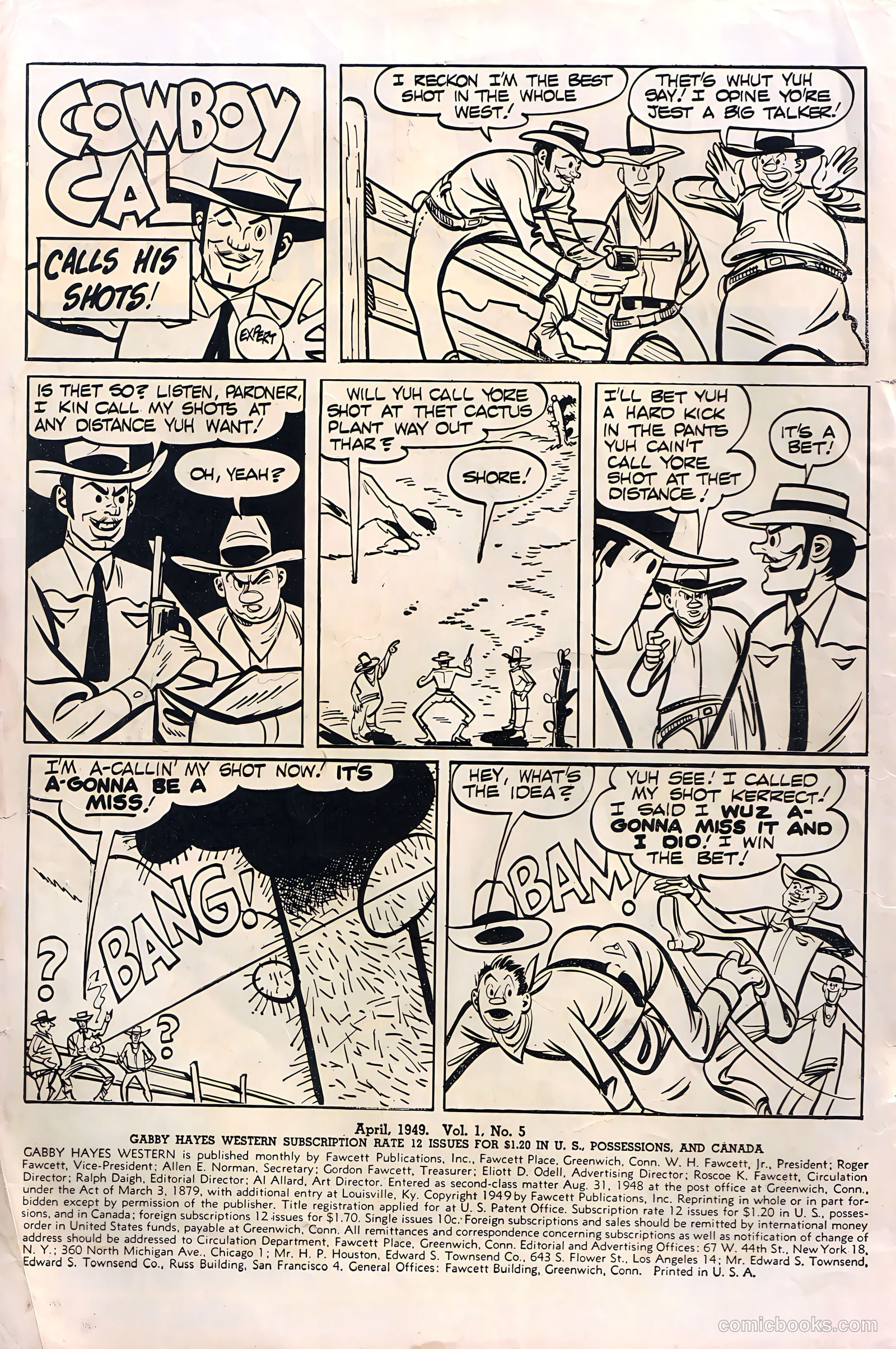 Gabby Hayes Western #5 — page 2 of 36