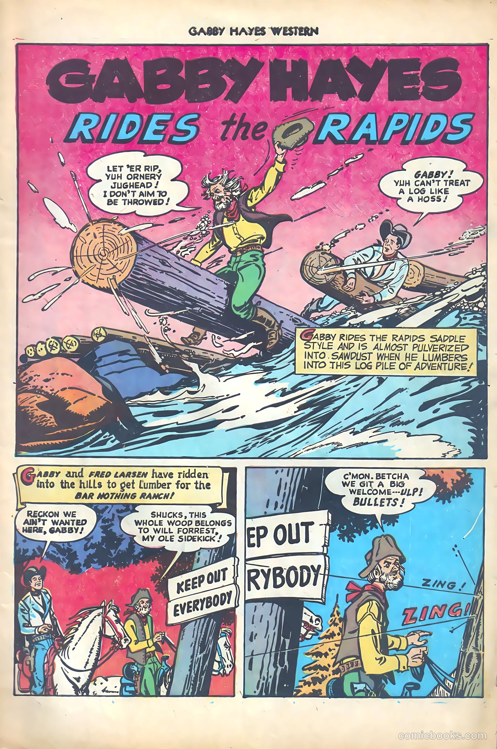 Gabby Hayes Western #5 — page 3 of 36