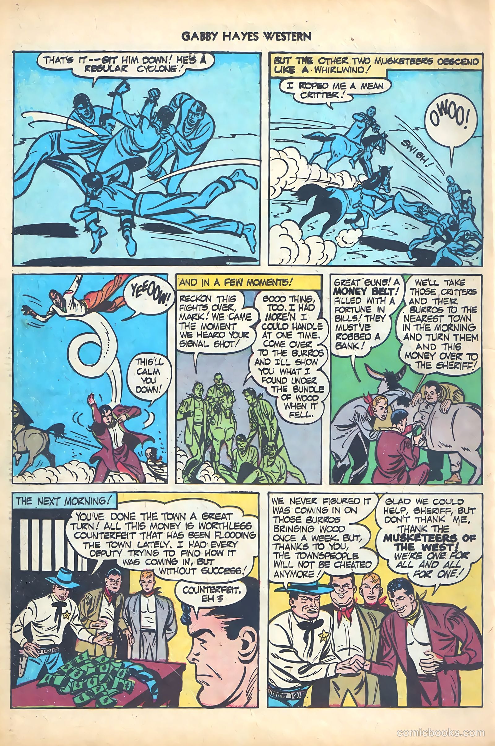 Gabby Hayes Western #5 — page 22 of 36
