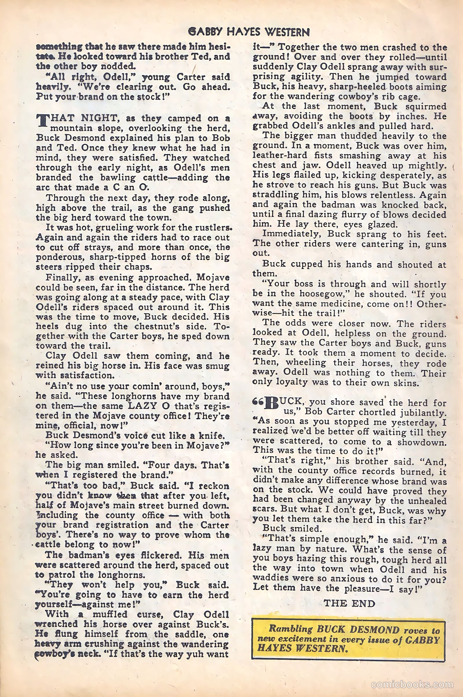 Gabby Hayes Western #5 — page 24 of 36