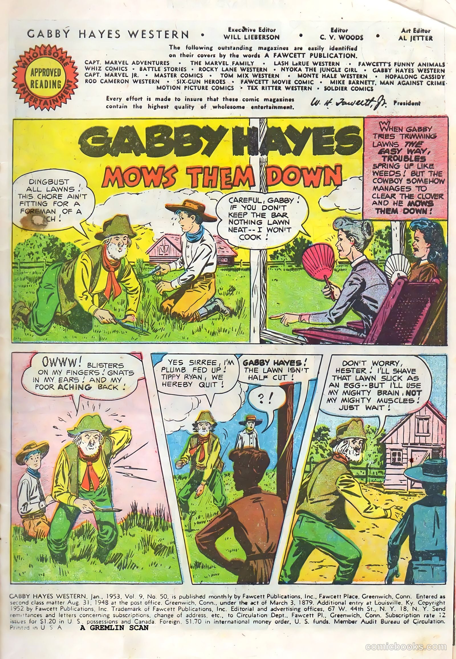 Gabby Hayes Western #50 — page 3 of 36
