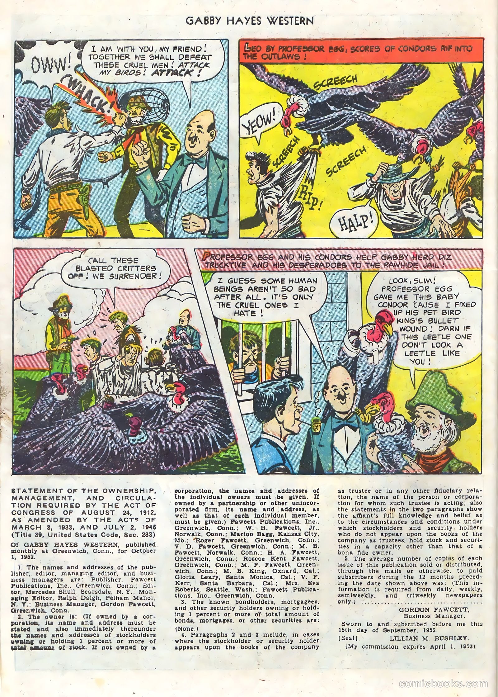 Gabby Hayes Western #50 — page 34 of 36