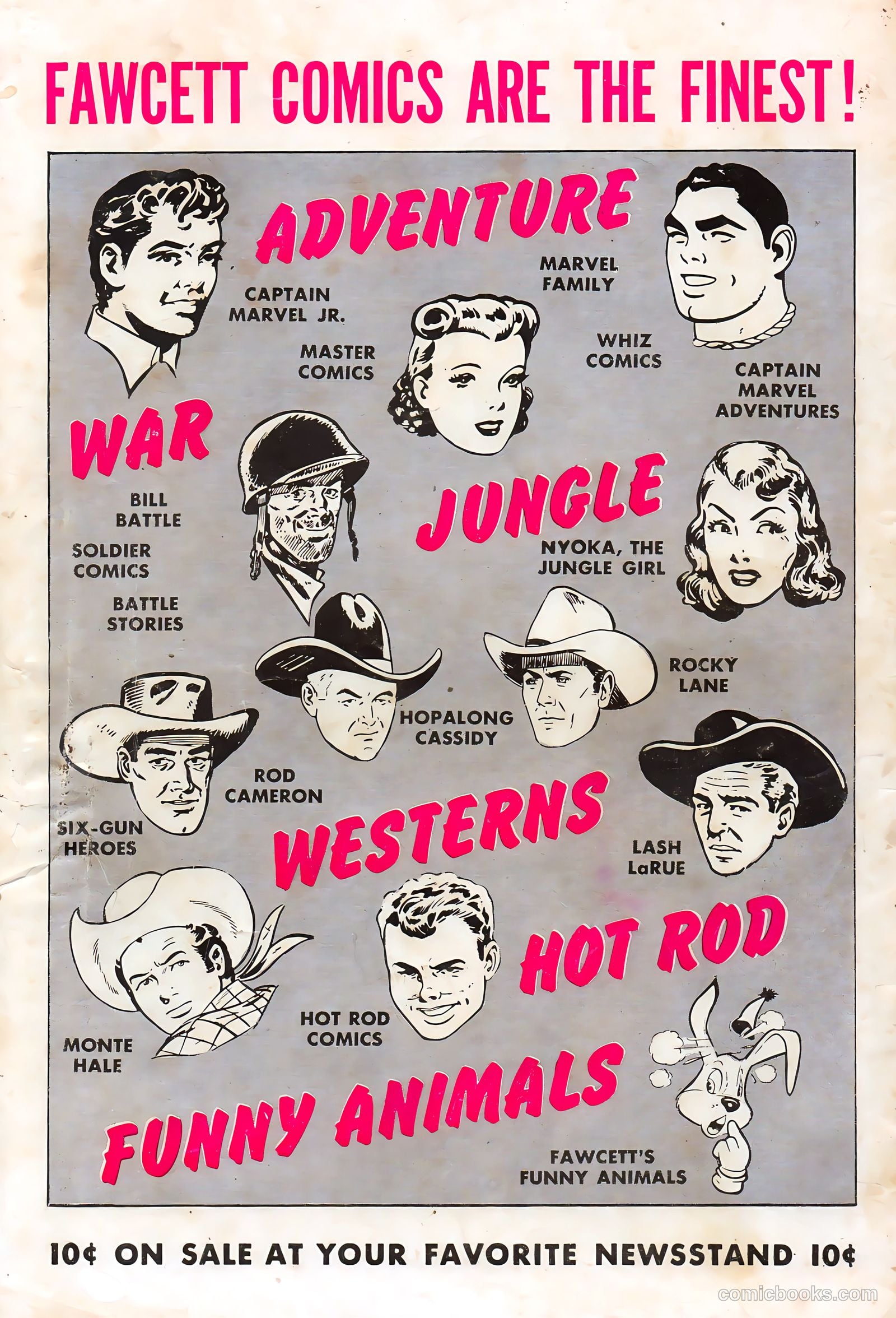 Gabby Hayes Western #50 — page 36 of 36