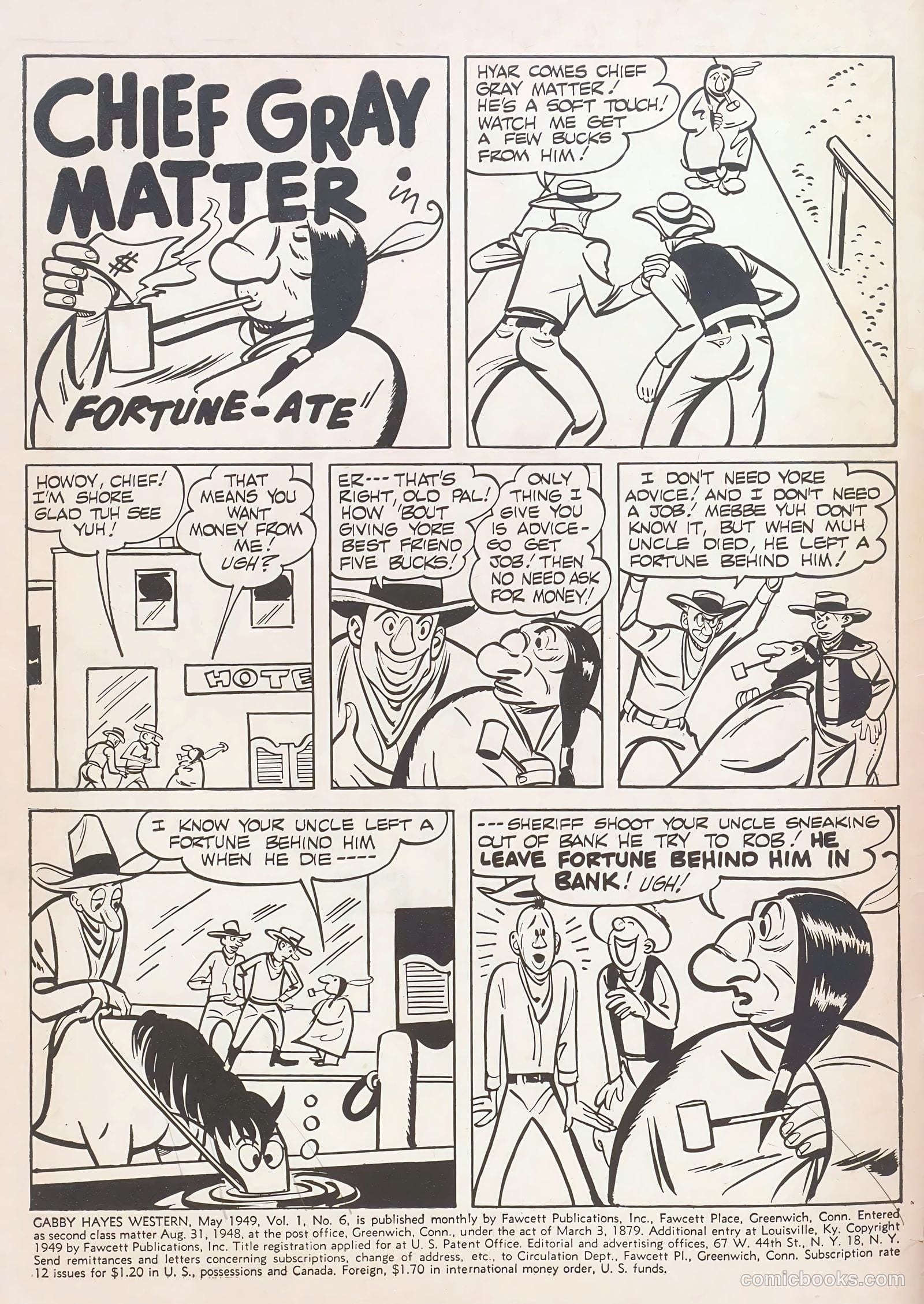 Gabby Hayes Western #6 — page 2 of 36