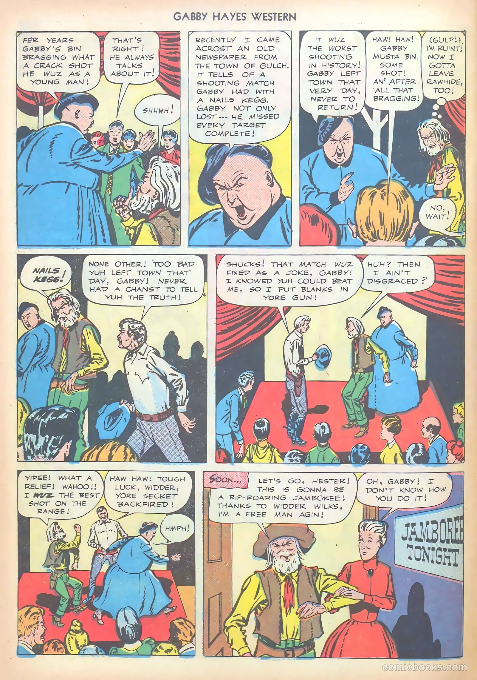Gabby Hayes Western #6 — page 22 of 36
