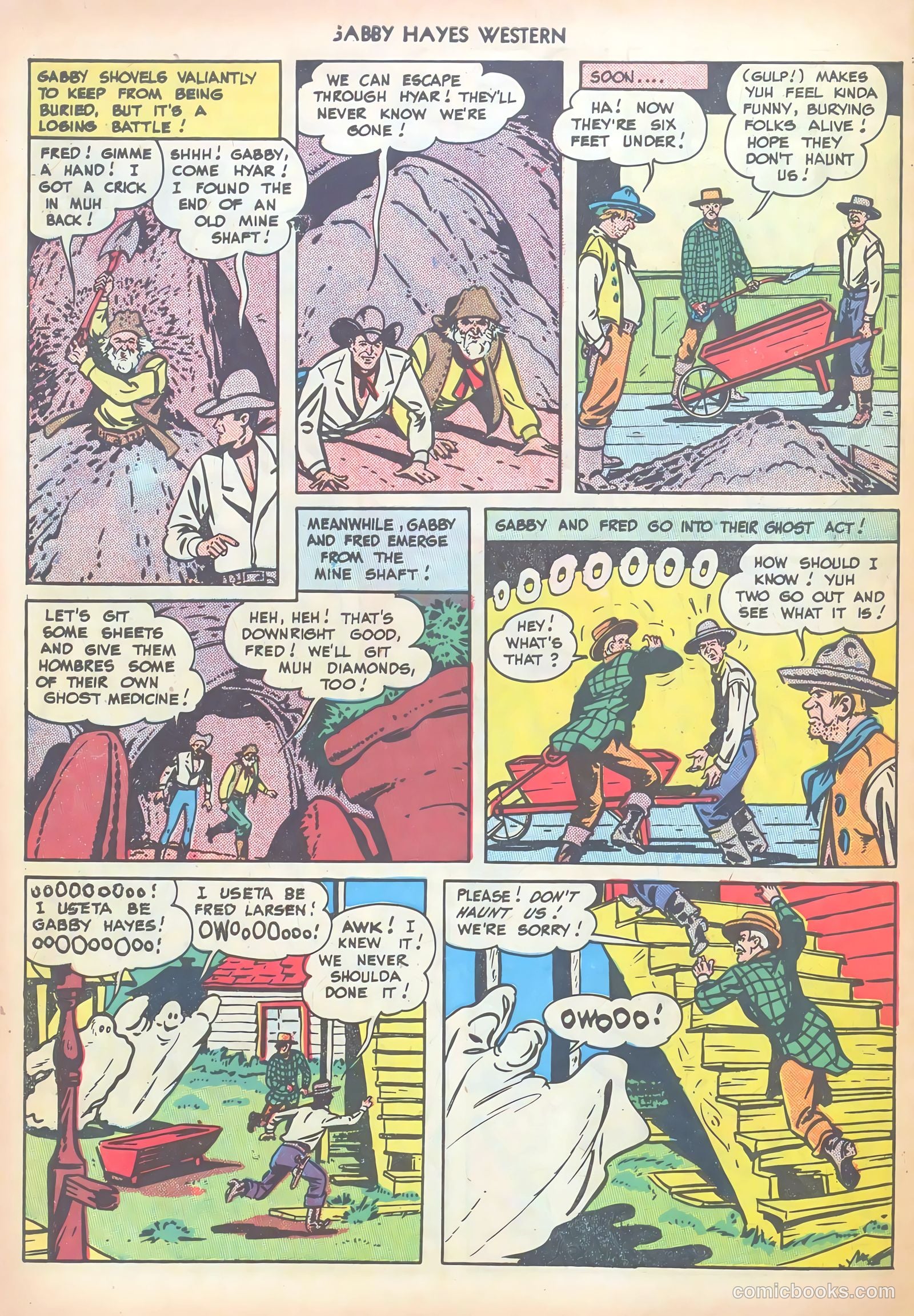 Gabby Hayes Western #6 — page 30 of 36