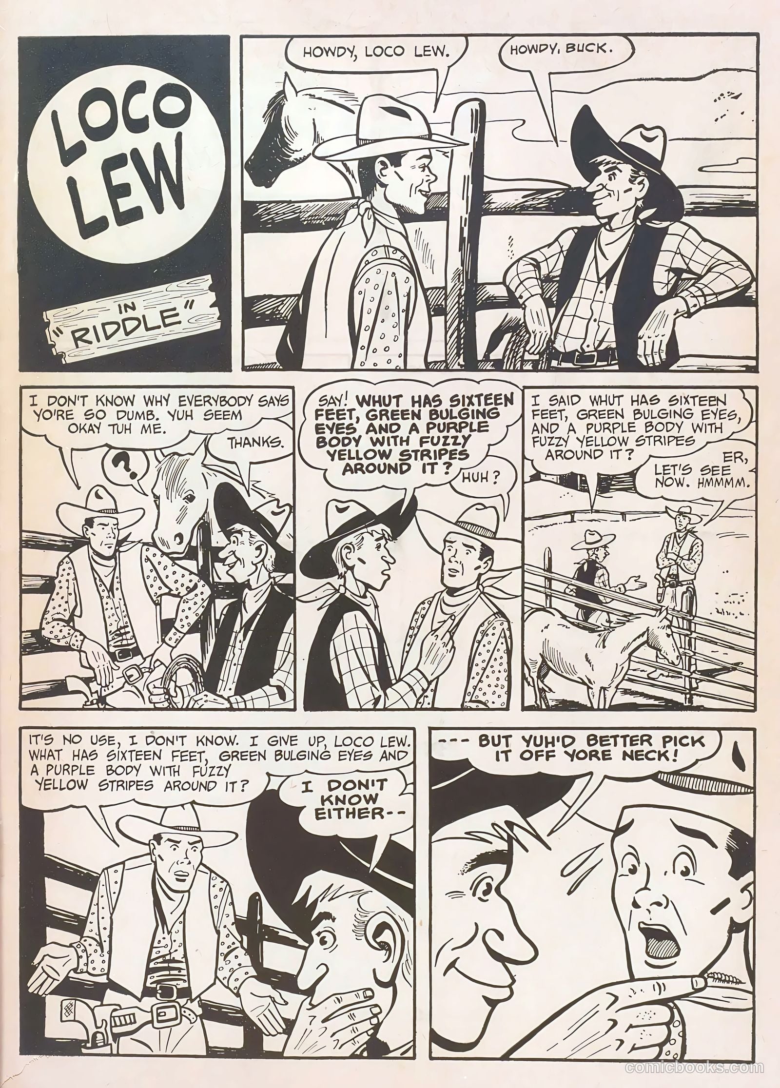 Gabby Hayes Western #6 — page 35 of 36