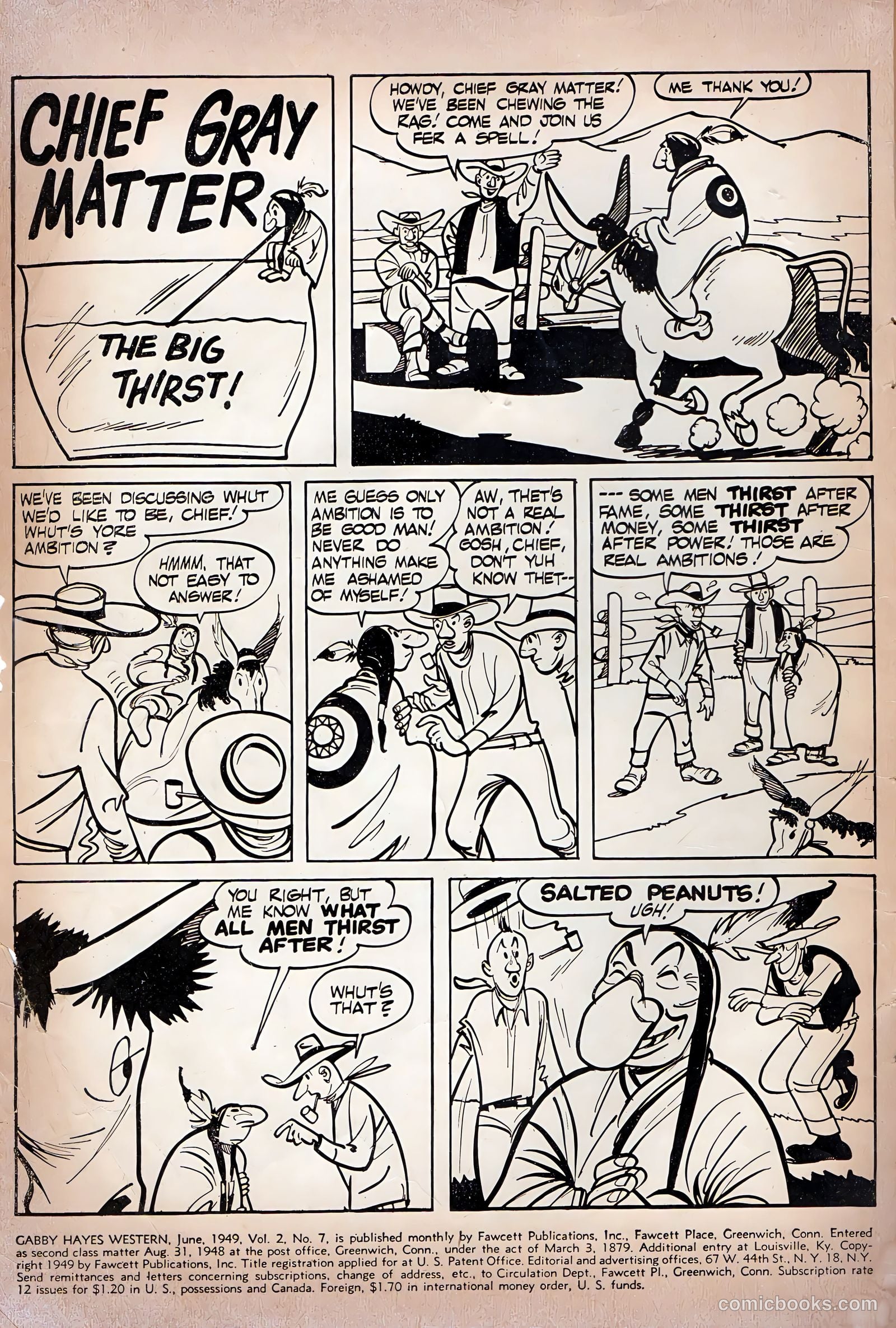 Gabby Hayes Western #7 — page 2 of 36