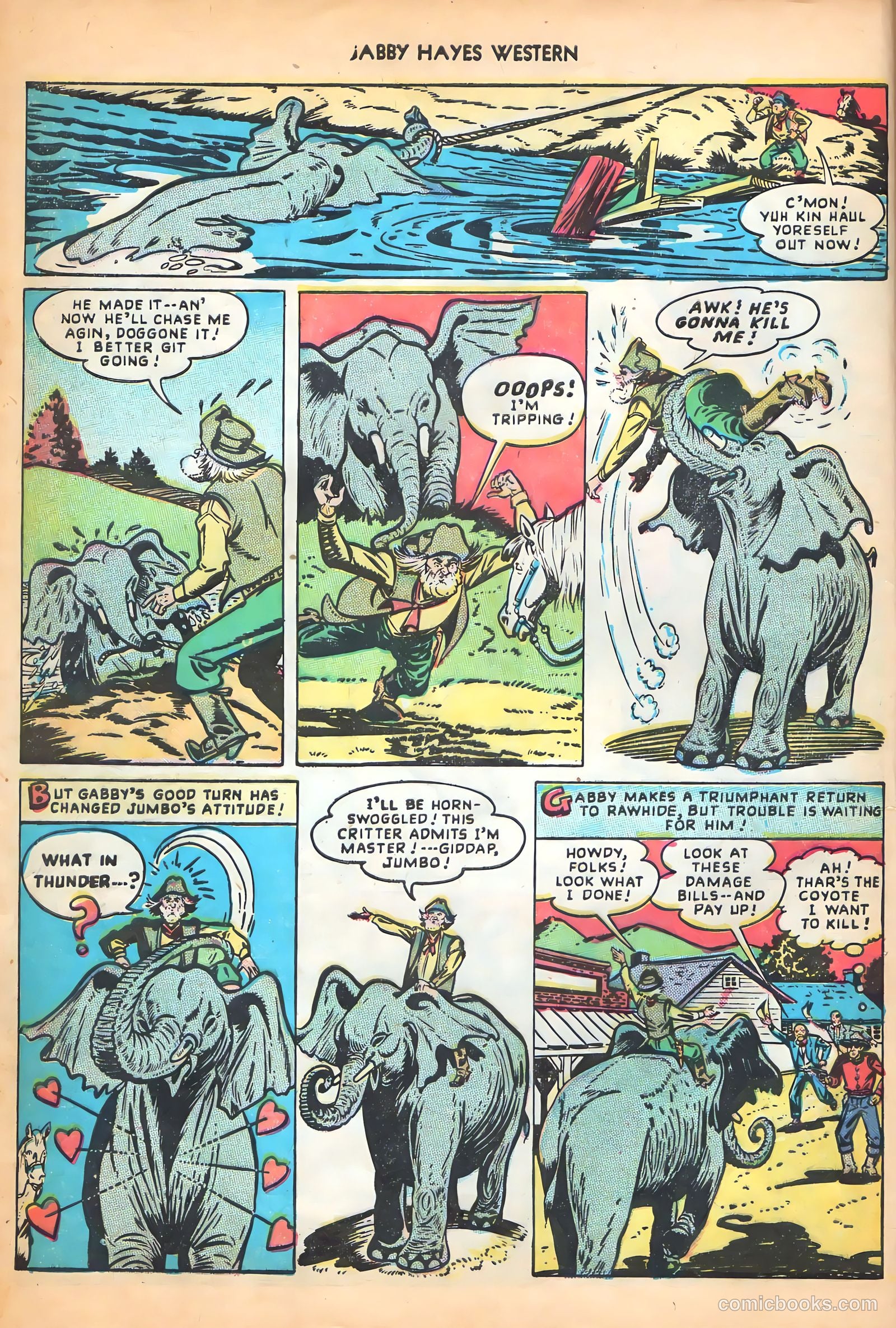 Gabby Hayes Western #7 — page 8 of 36