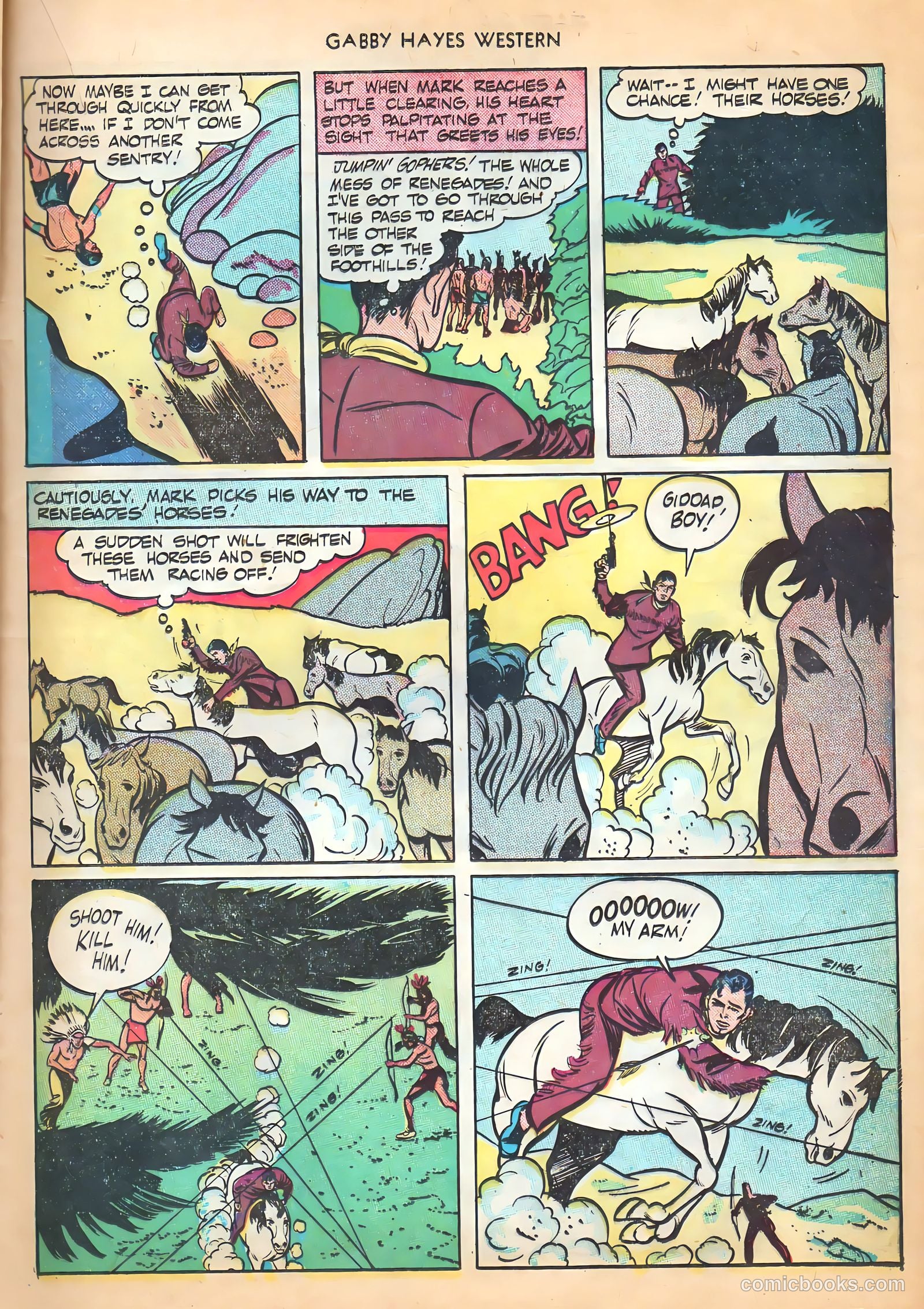 Gabby Hayes Western #7 — page 21 of 36