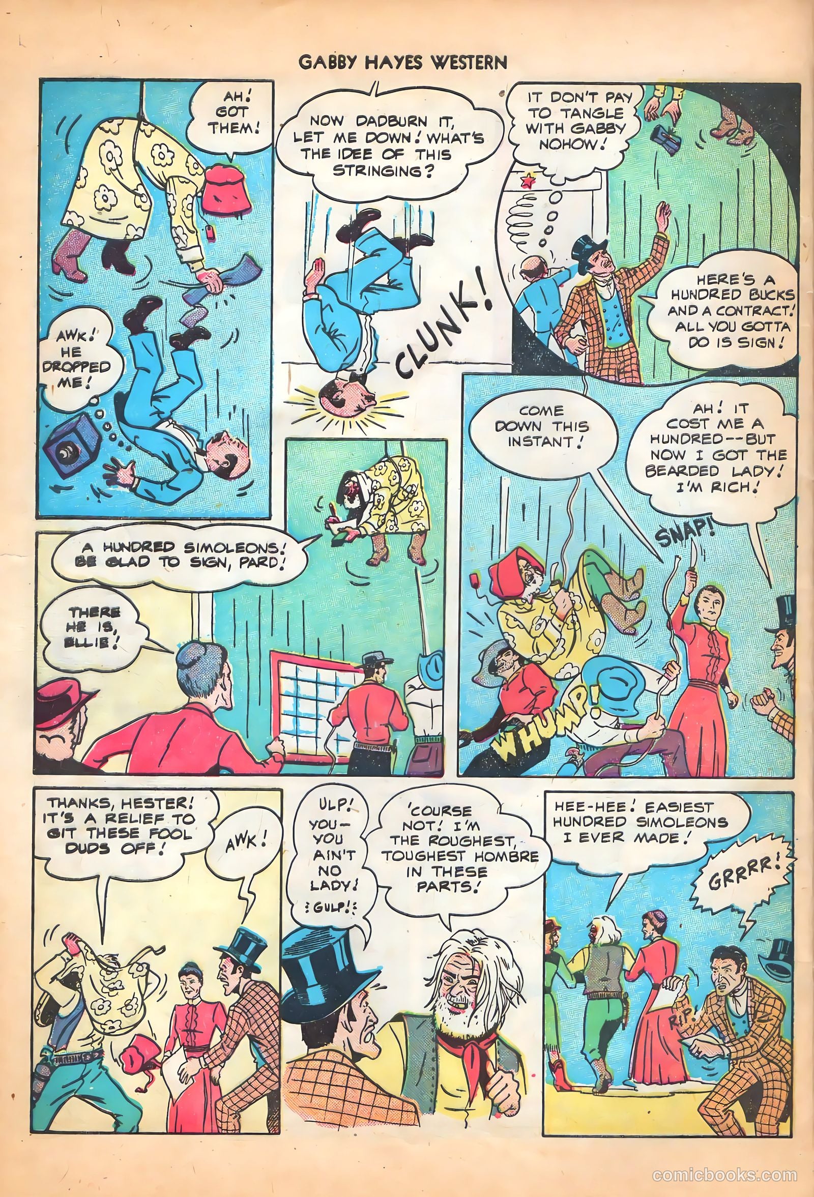 Gabby Hayes Western #7 — page 28 of 36