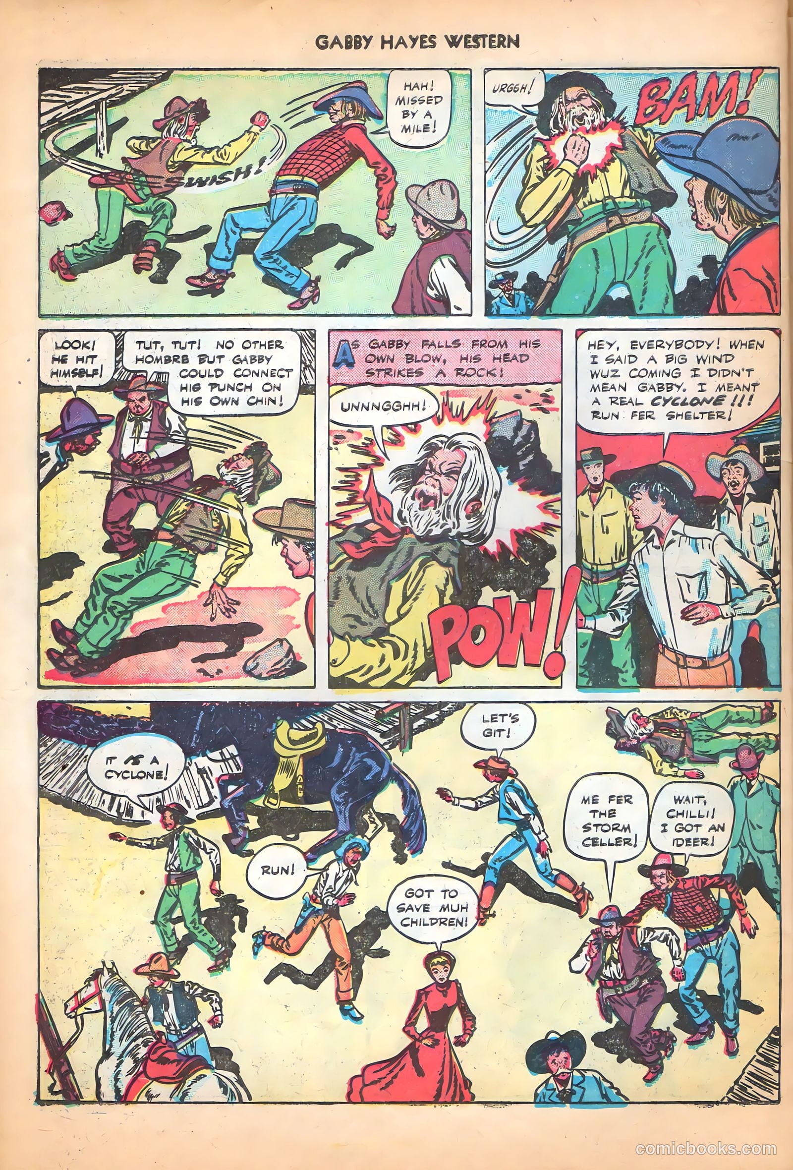 Gabby Hayes Western #7 — page 30 of 36