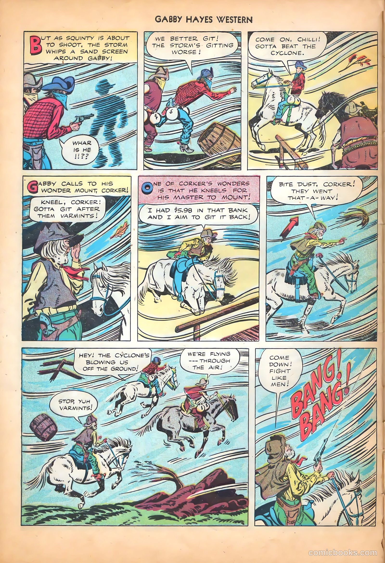 Gabby Hayes Western #7 — page 32 of 36