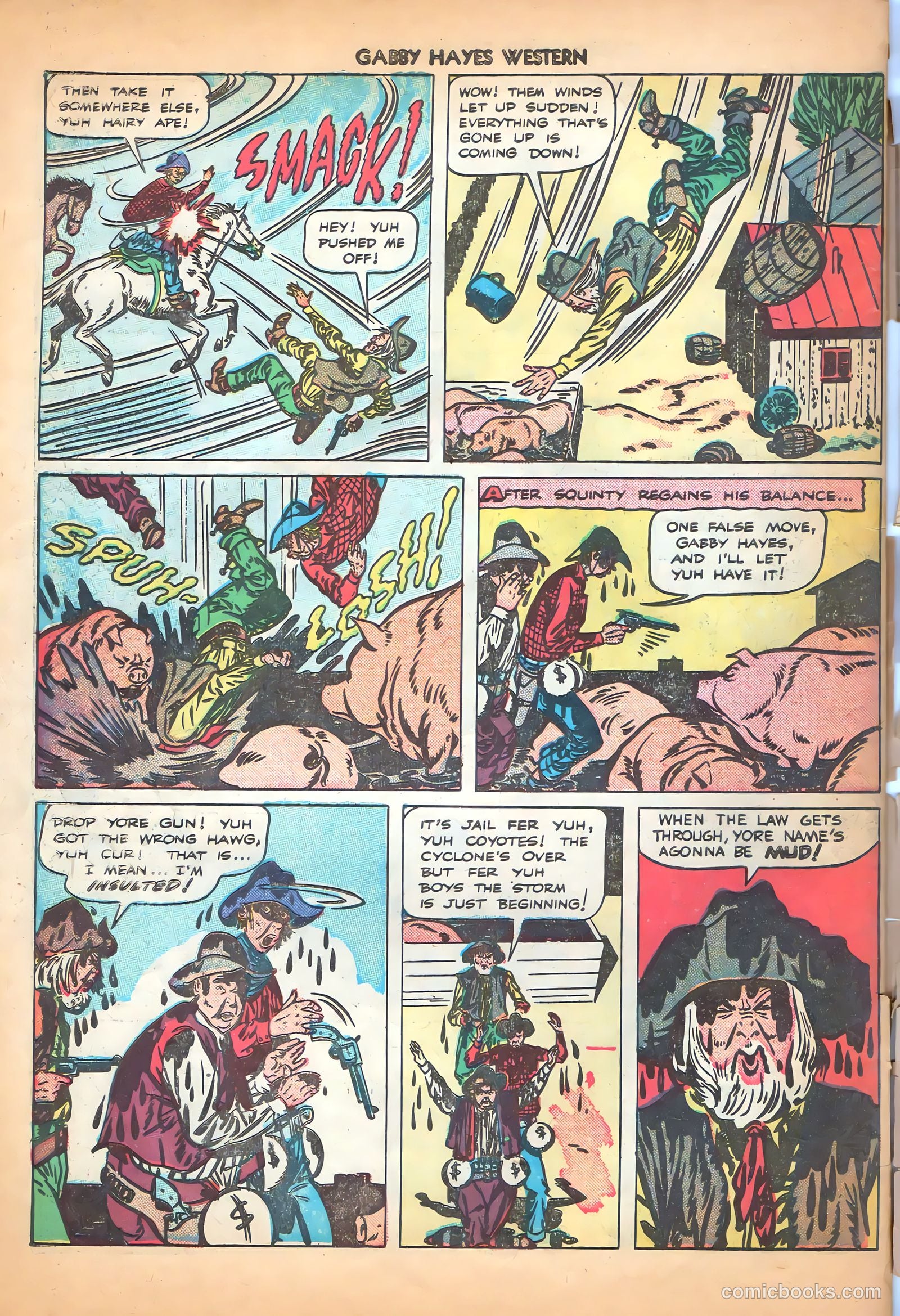 Gabby Hayes Western #7 — page 34 of 36