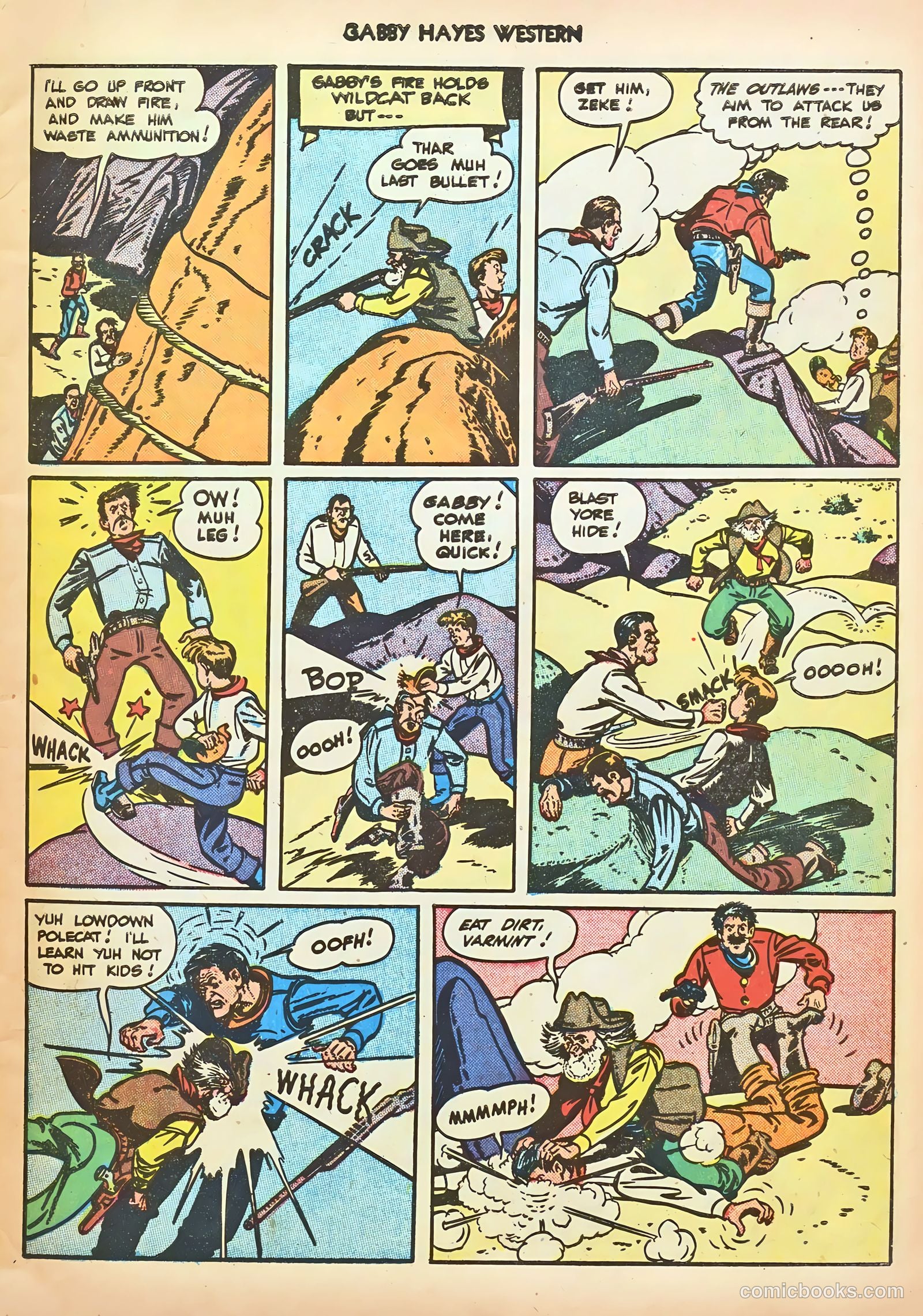 Gabby Hayes Western #8 — page 7 of 36