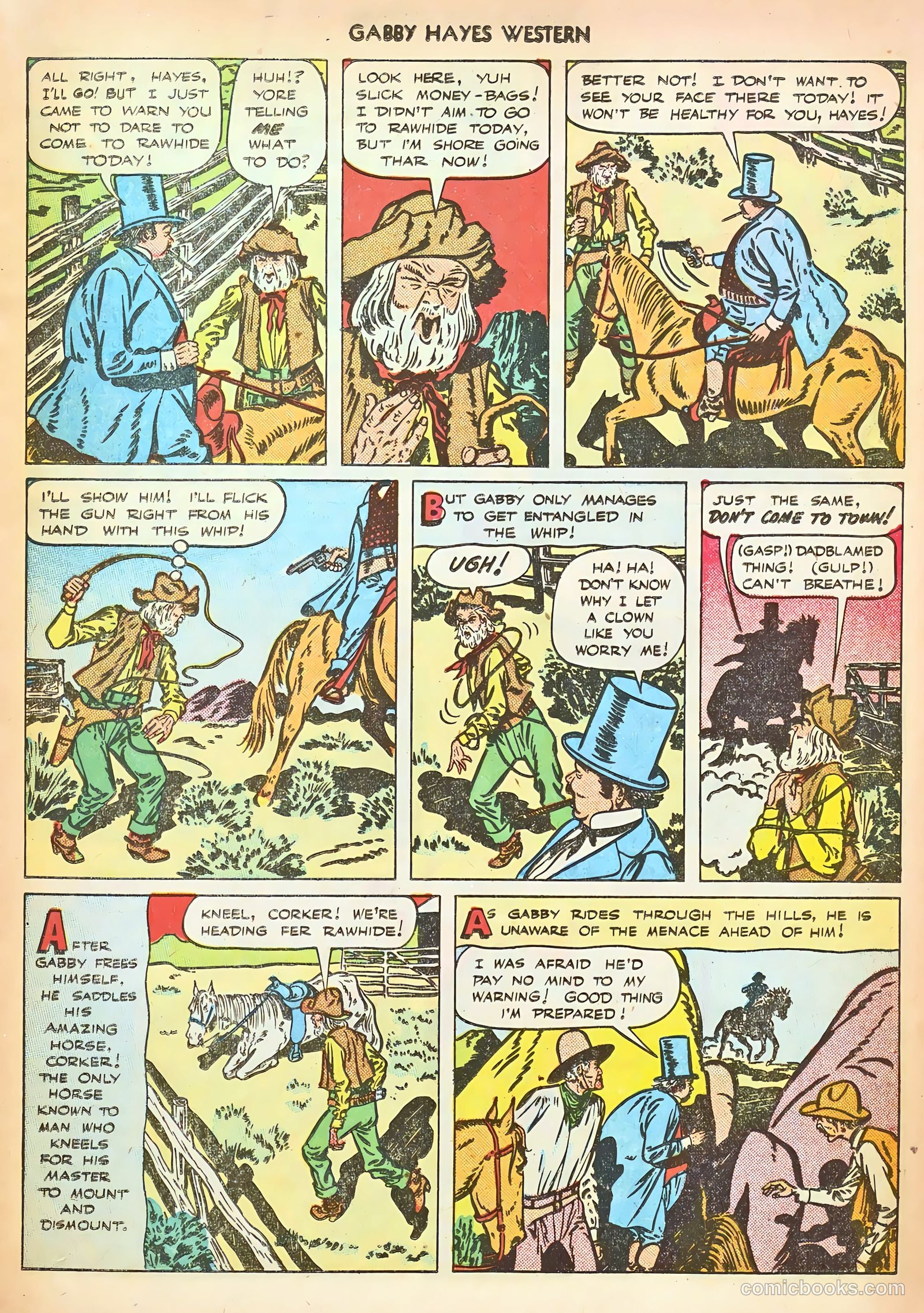 Gabby Hayes Western #8 — page 15 of 36