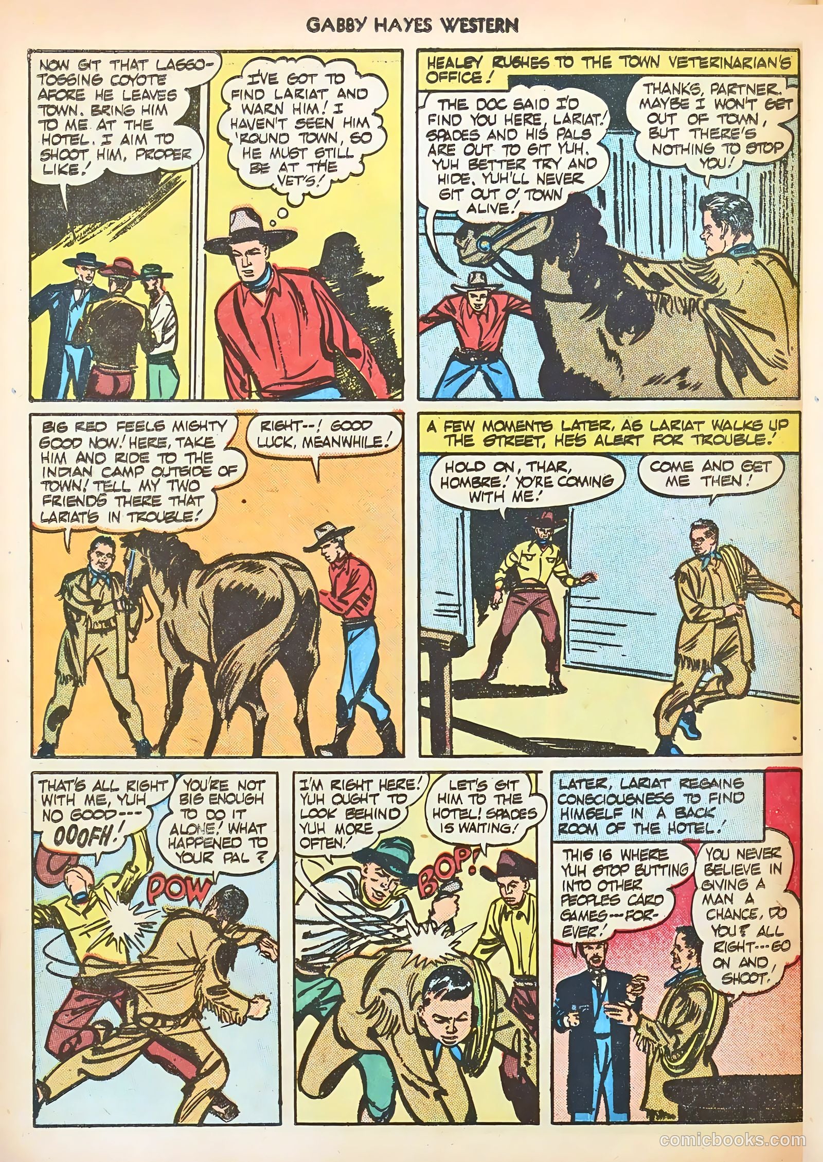 Gabby Hayes Western #8 — page 22 of 36