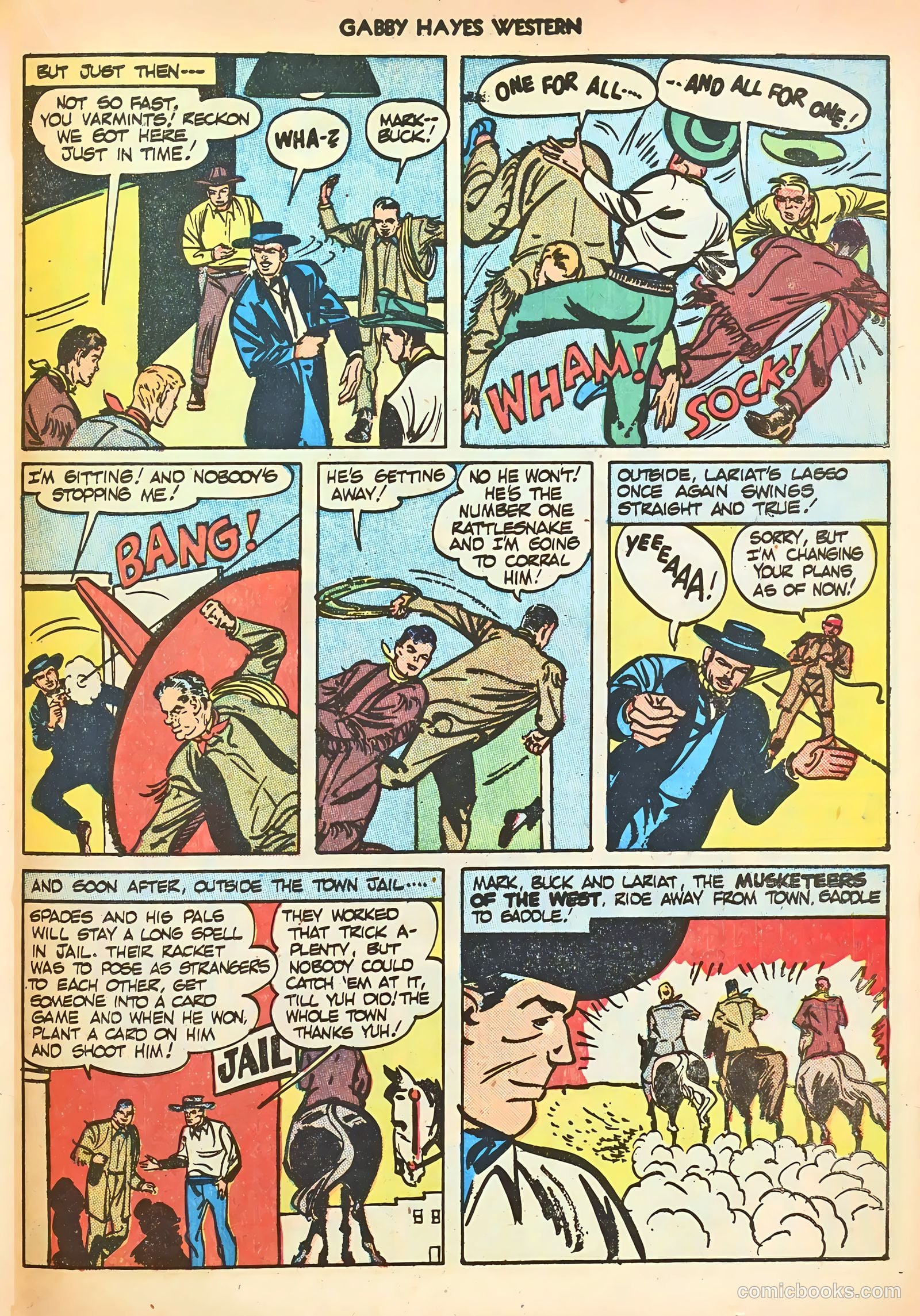 Gabby Hayes Western #8 — page 23 of 36