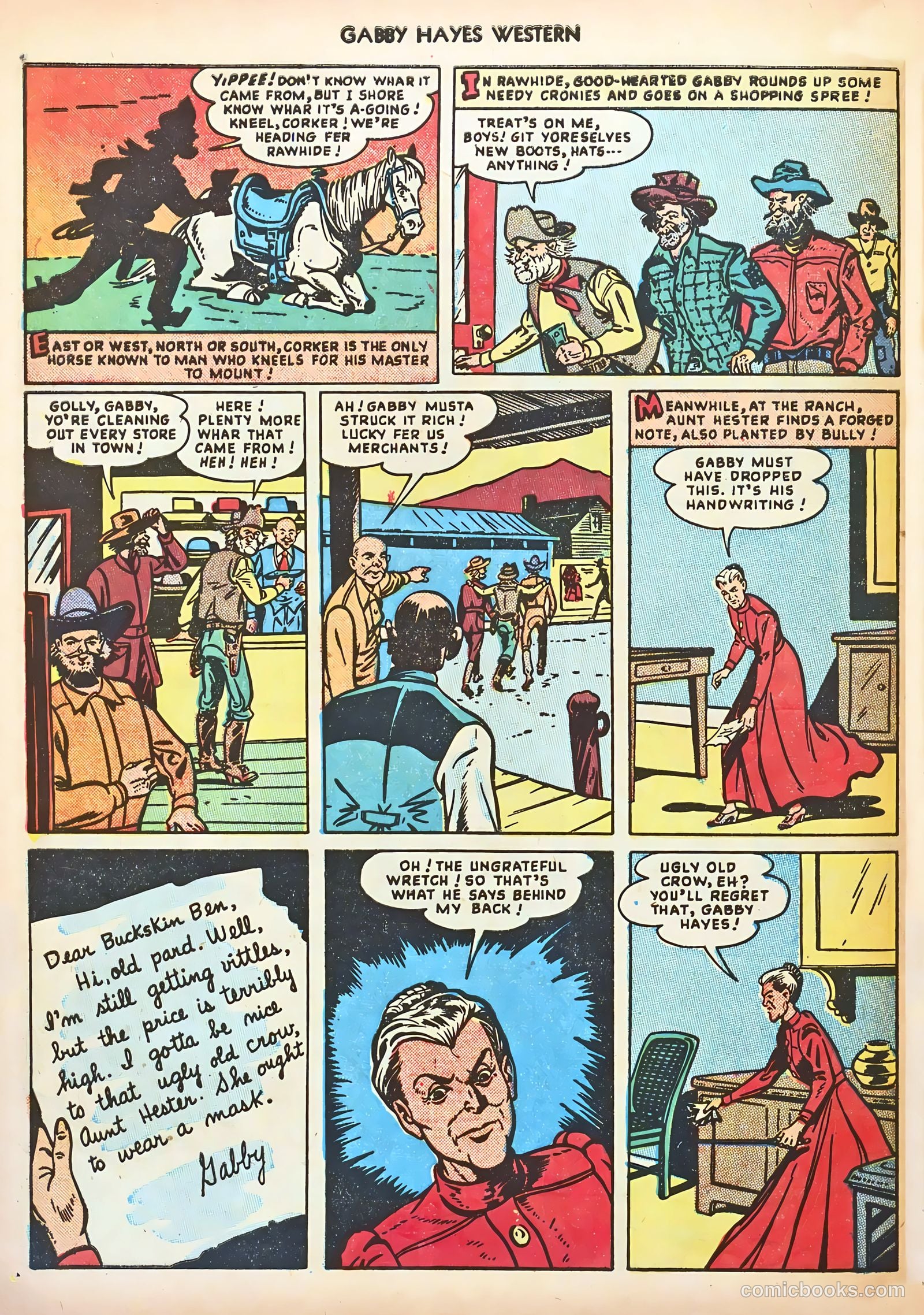 Gabby Hayes Western #8 — page 28 of 36