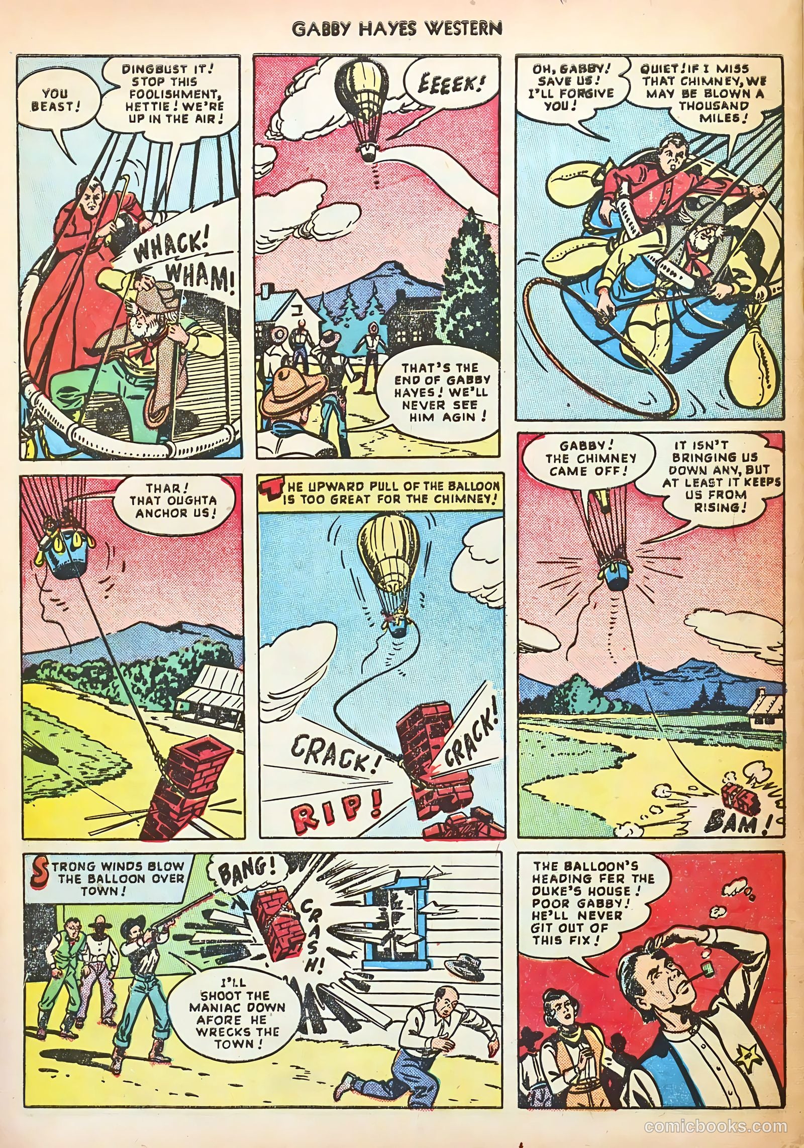 Gabby Hayes Western #8 — page 32 of 36