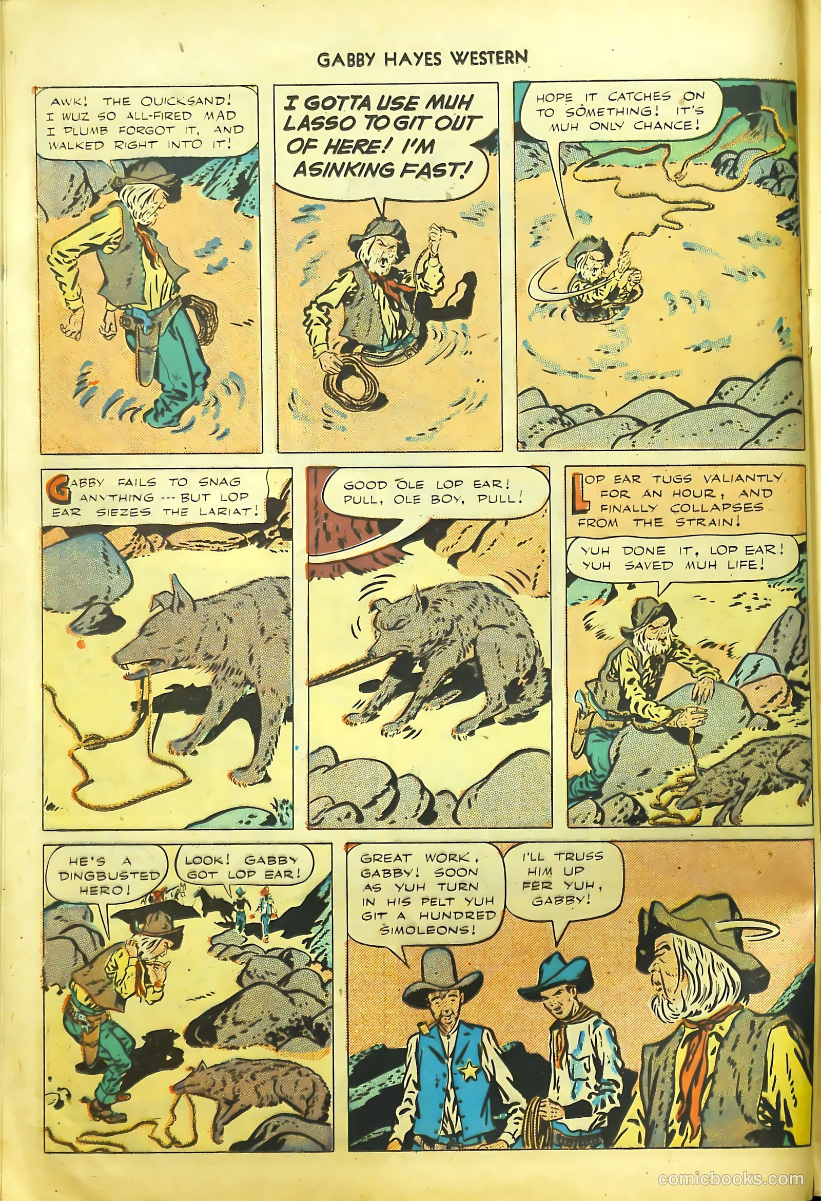 Gabby Hayes Western #9 — page 16 of 36