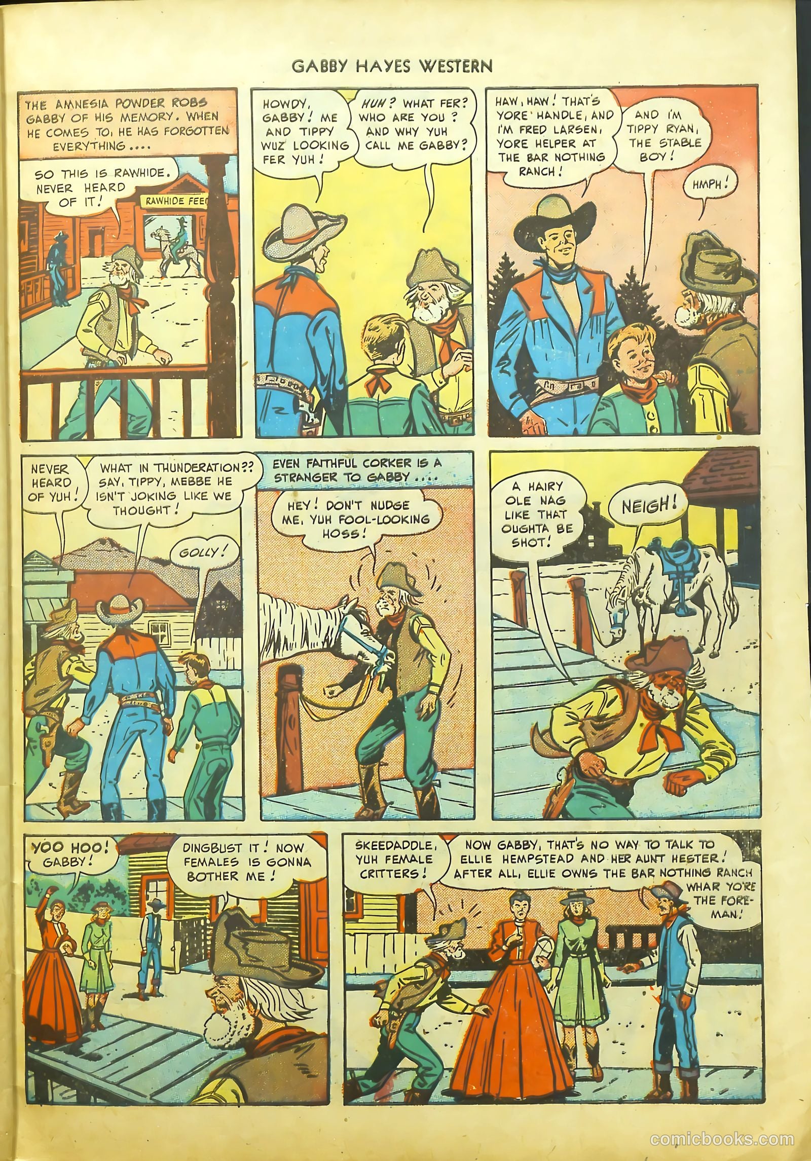 Gabby Hayes Western #9 — page 27 of 36