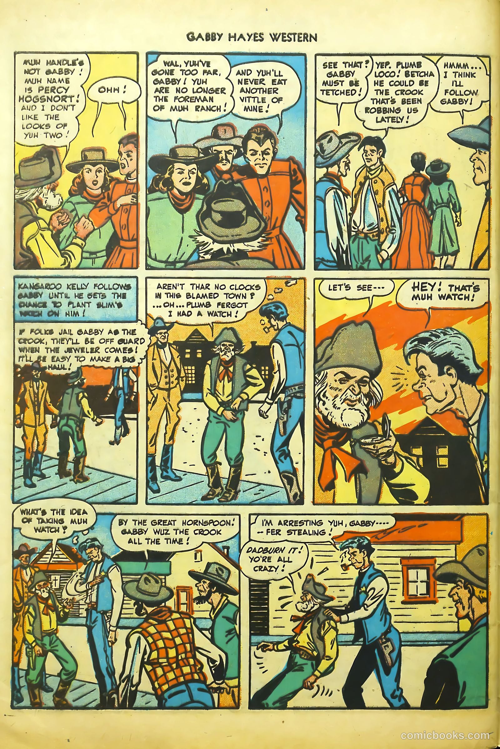 Gabby Hayes Western #9 — page 28 of 36