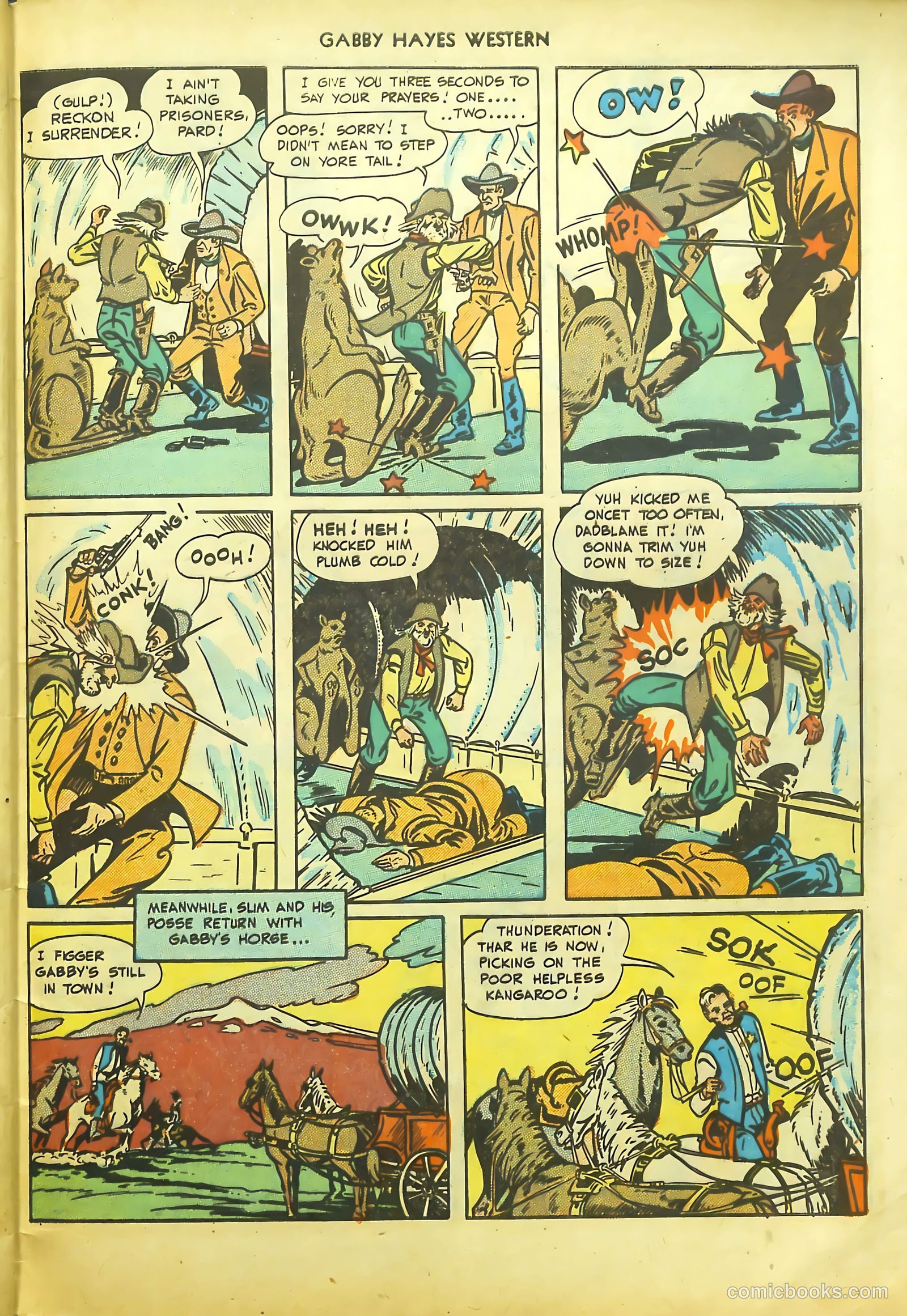 Gabby Hayes Western #9 — page 33 of 36
