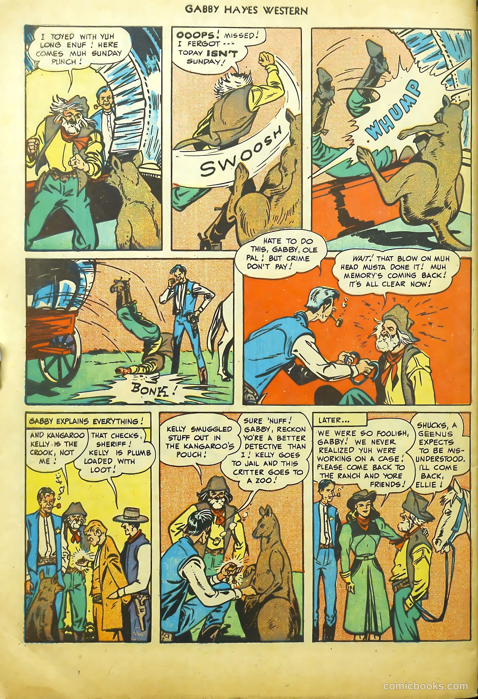 Gabby Hayes Western #9 — page 34 of 36