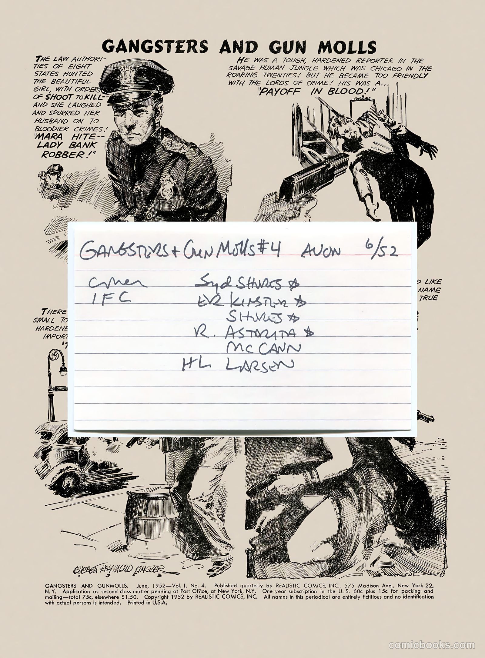 Gangsters and Gunmolls #4 — page 37 of 37