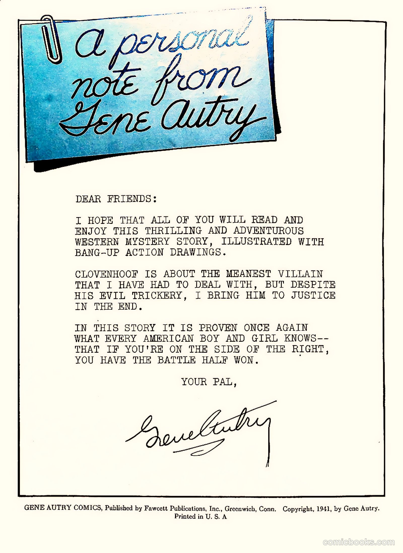 Gene Autry #1 — page 2 of 68