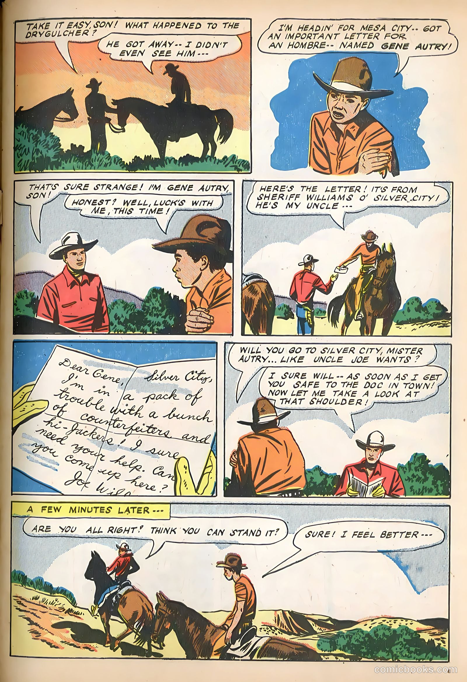 Gene Autry Comics #1 — page 3 of 52