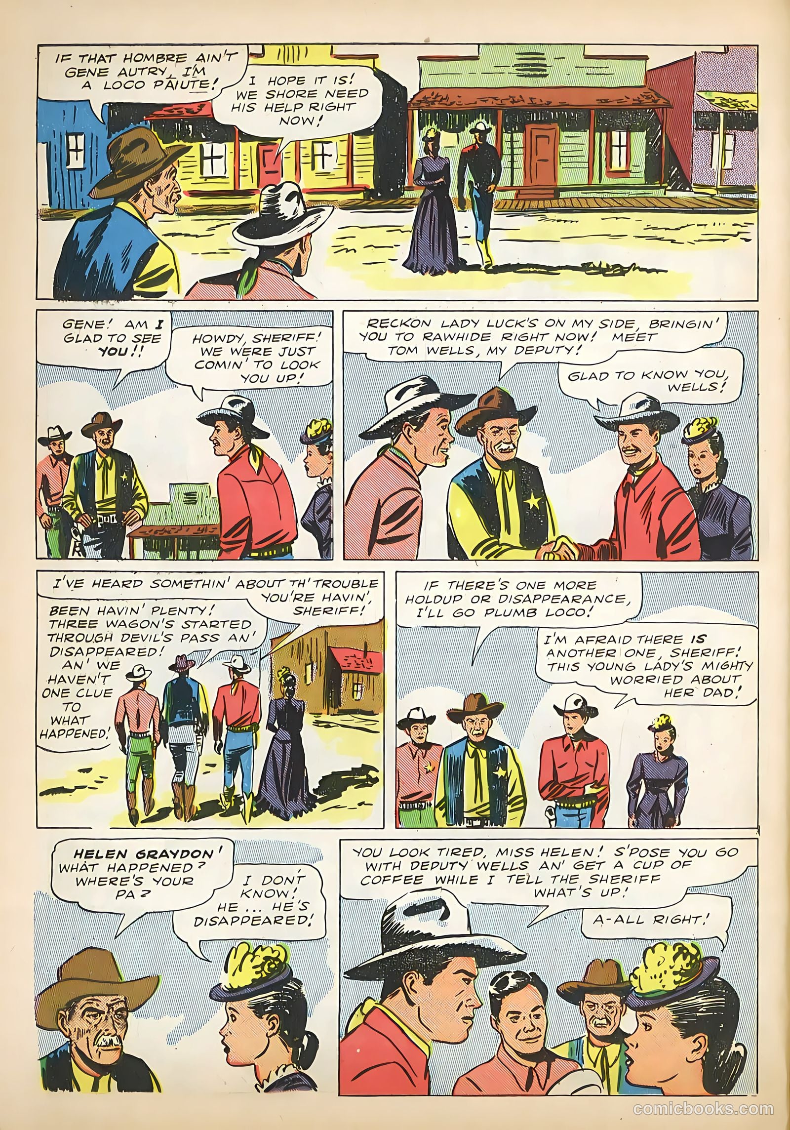 Gene Autry Comics #1 — page 36 of 52
