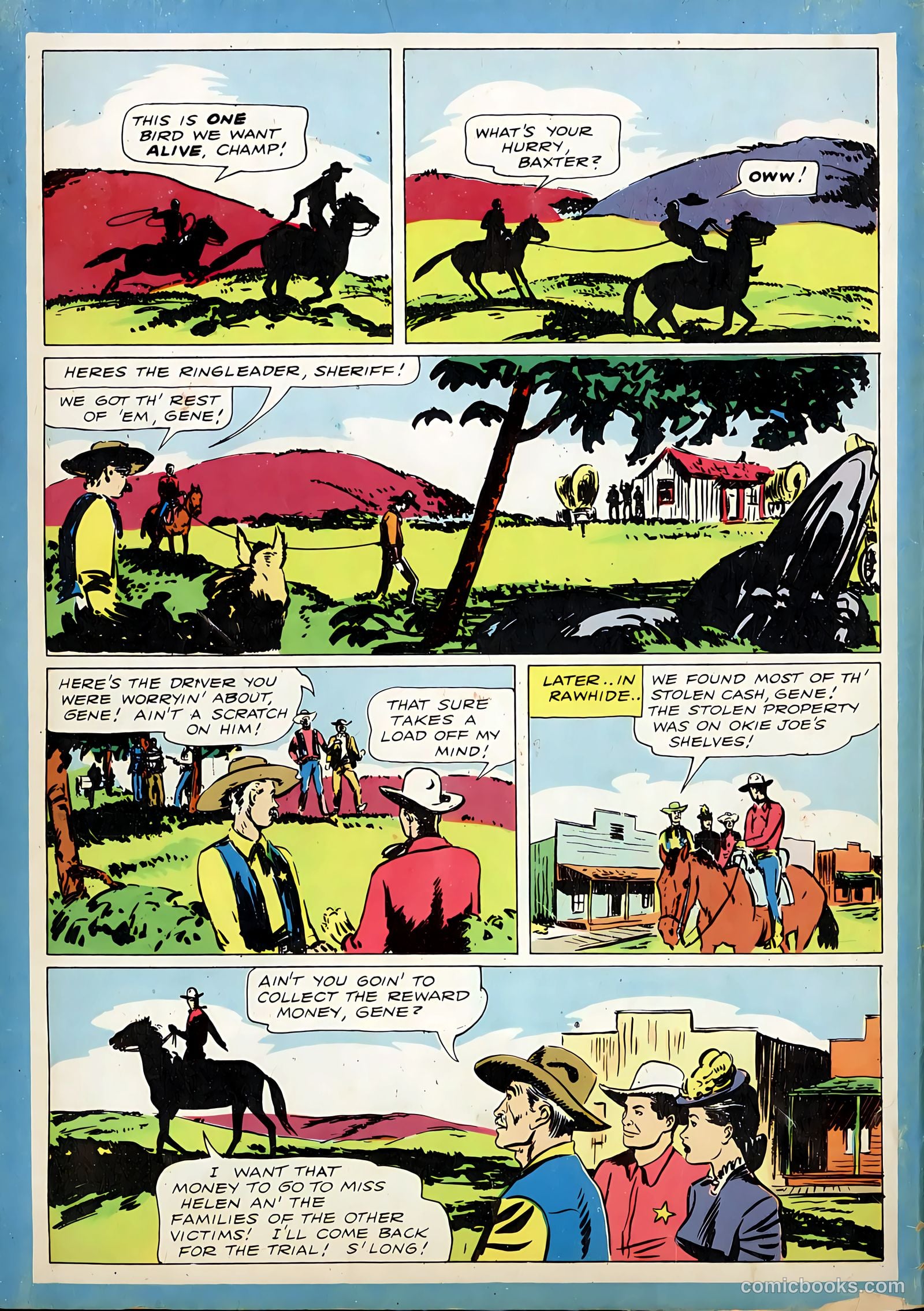 Gene Autry Comics #1 — page 52 of 52