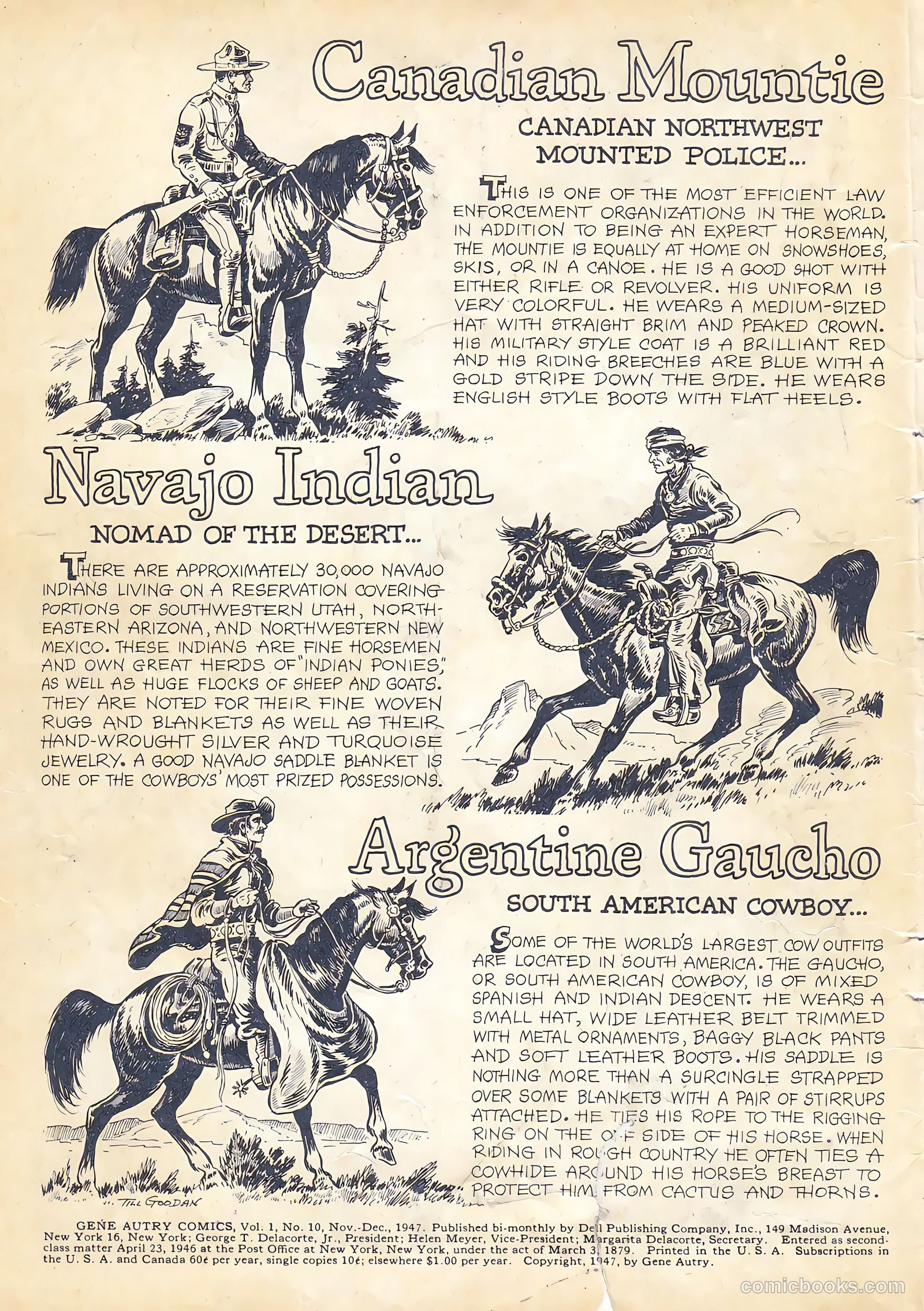 Gene Autry Comics #10 — page 2 of 36