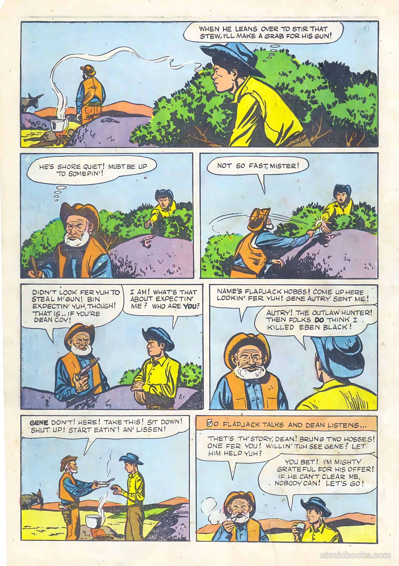 Gene Autry Comics #10 — page 10 of 36