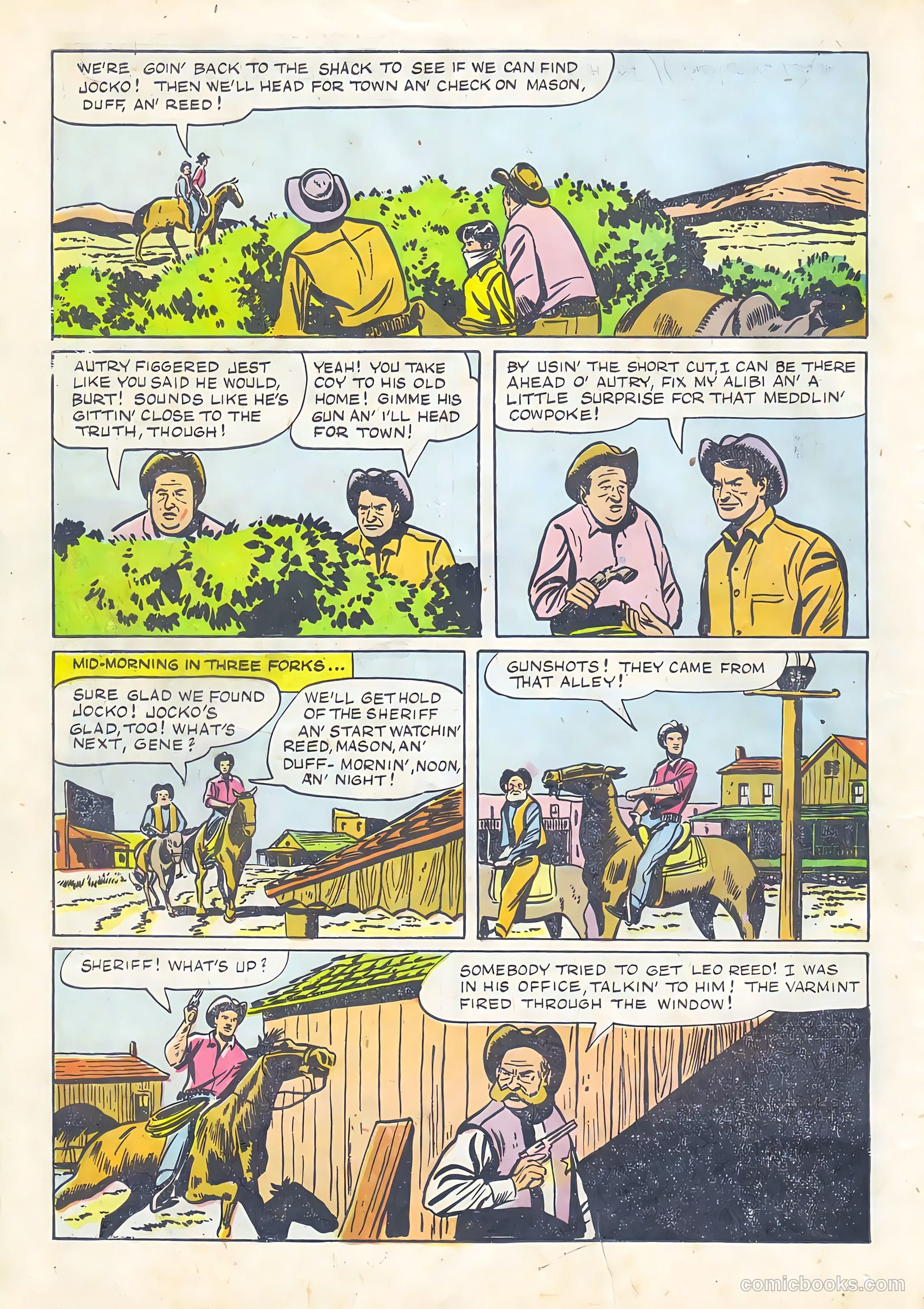 Gene Autry Comics #10 — page 22 of 36