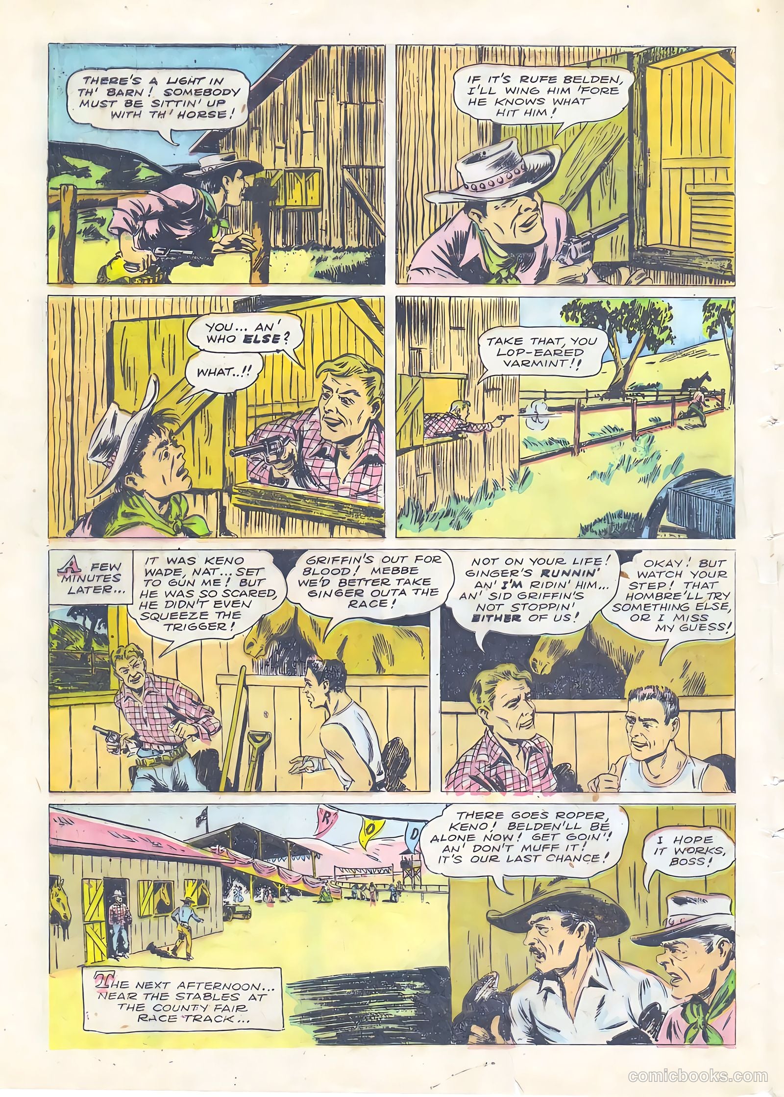 Gene Autry Comics #10 — page 32 of 36