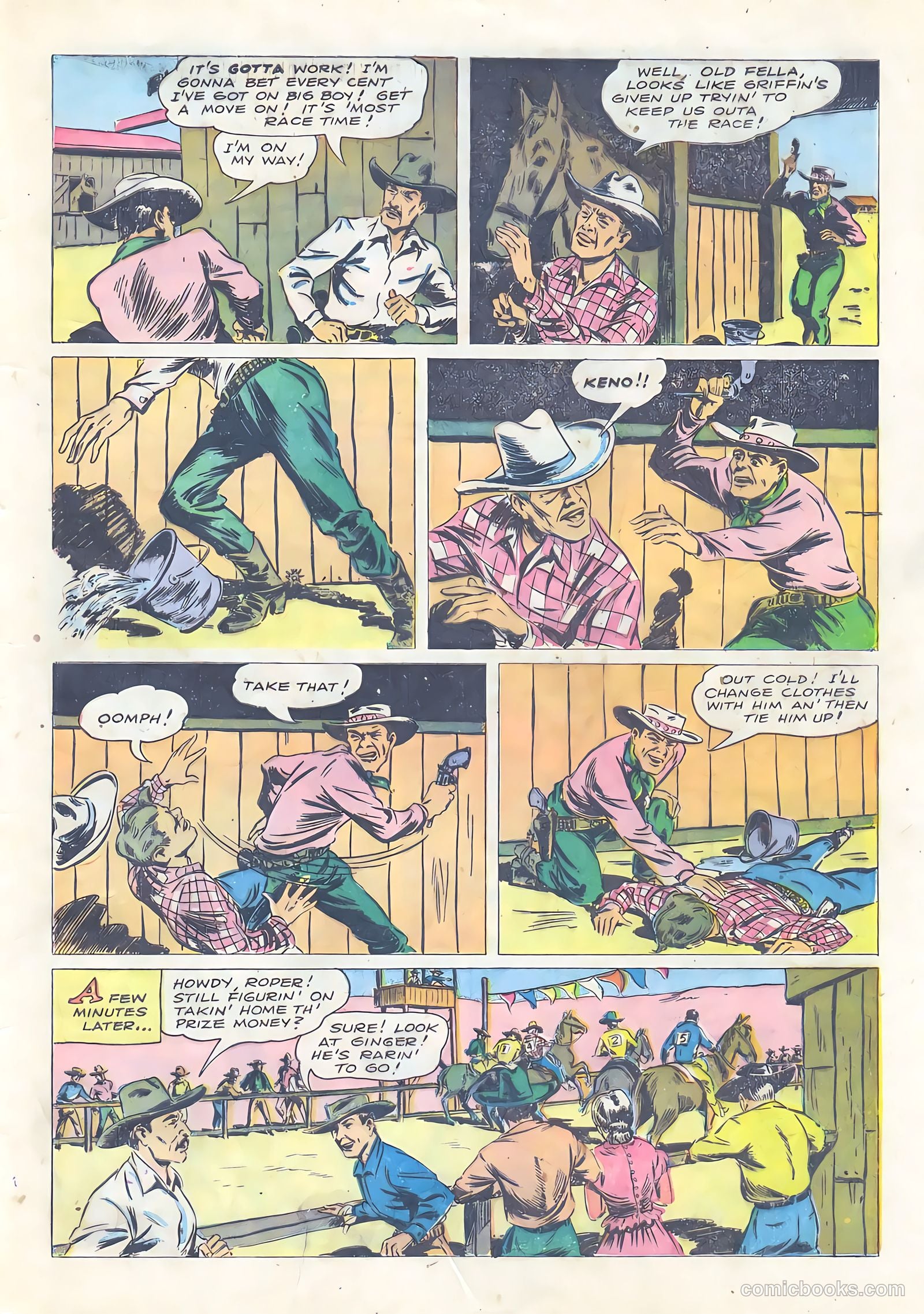 Gene Autry Comics #10 — page 33 of 36