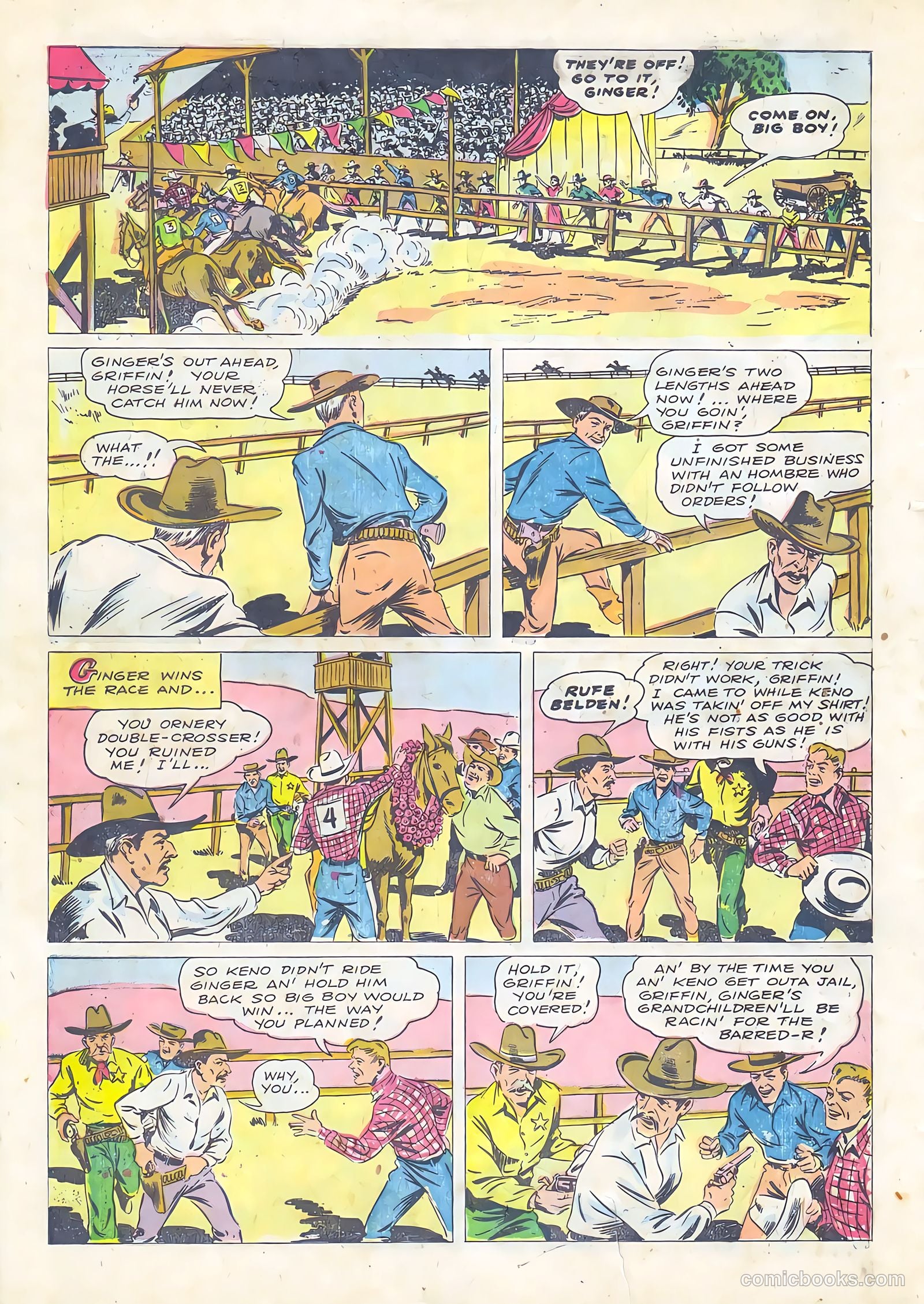 Gene Autry Comics #10 — page 34 of 36