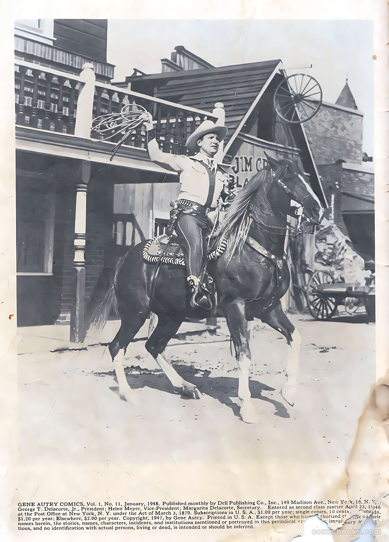 Gene Autry Comics #11 — page 2 of 36