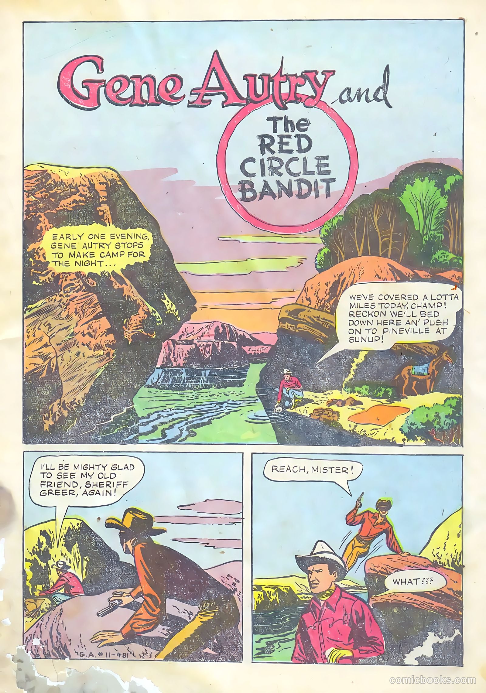 Gene Autry Comics #11 — page 3 of 36