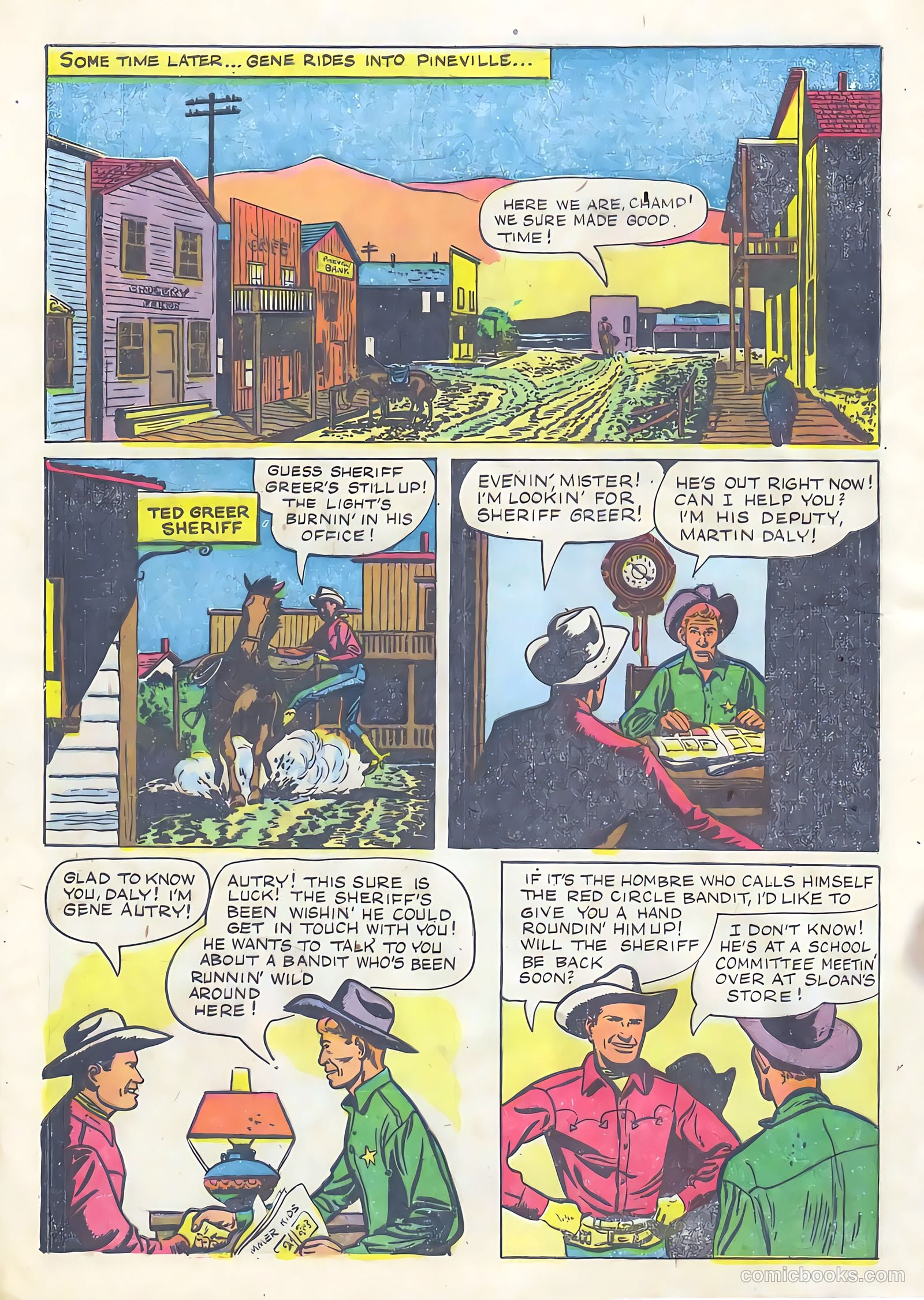 Gene Autry Comics #11 — page 8 of 36
