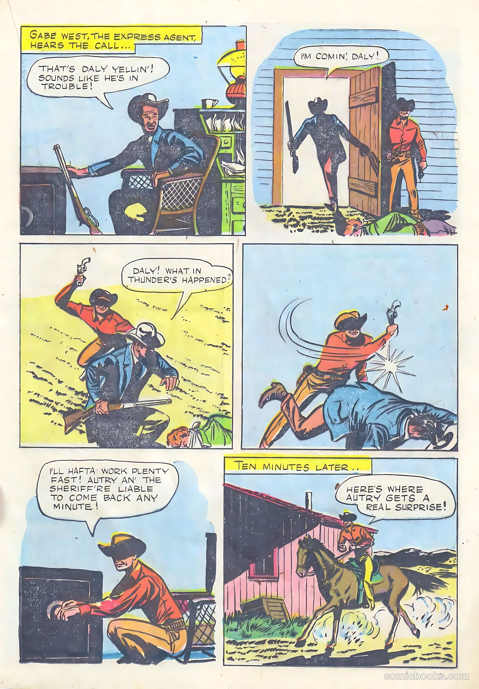 Gene Autry Comics #11 — page 17 of 36