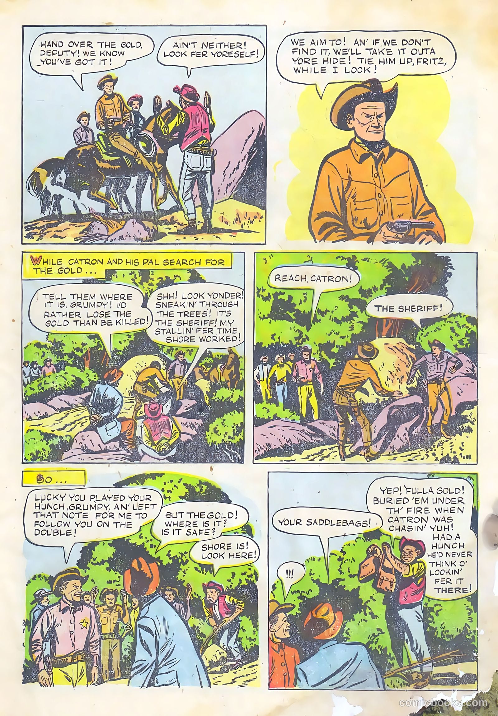 Gene Autry Comics #11 — page 34 of 36