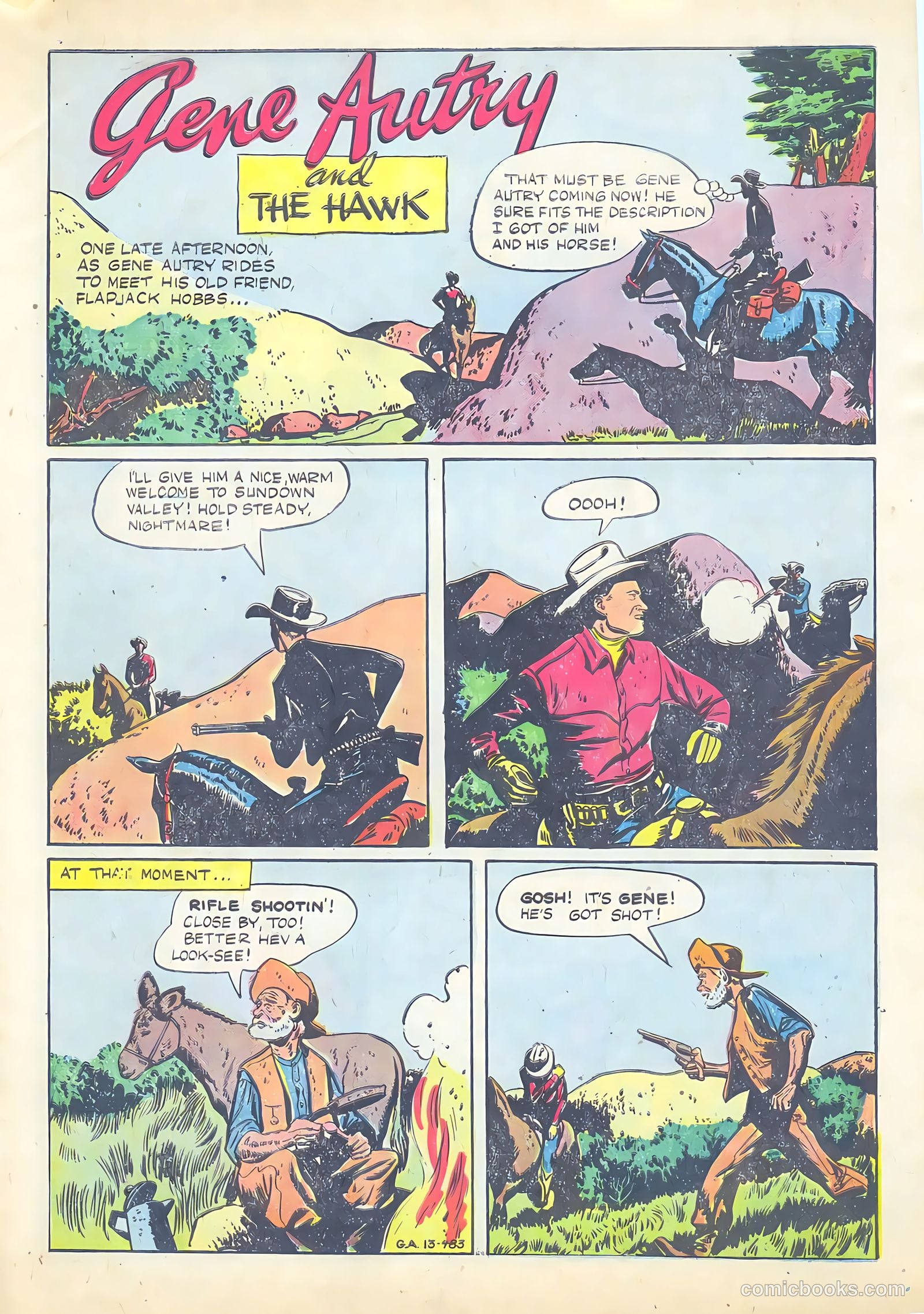 Gene Autry Comics #13 — page 3 of 36
