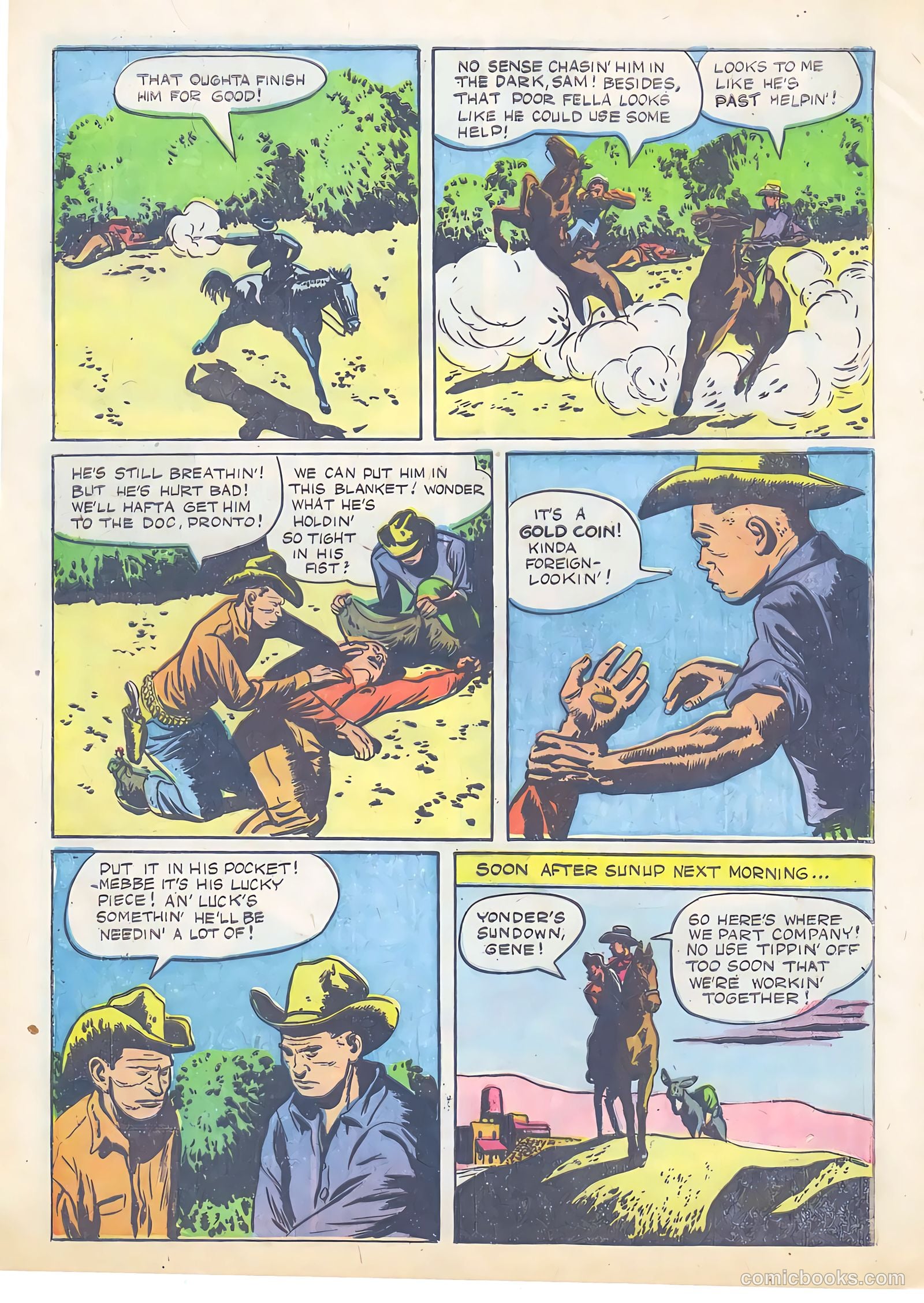 Gene Autry Comics #13 — page 8 of 36