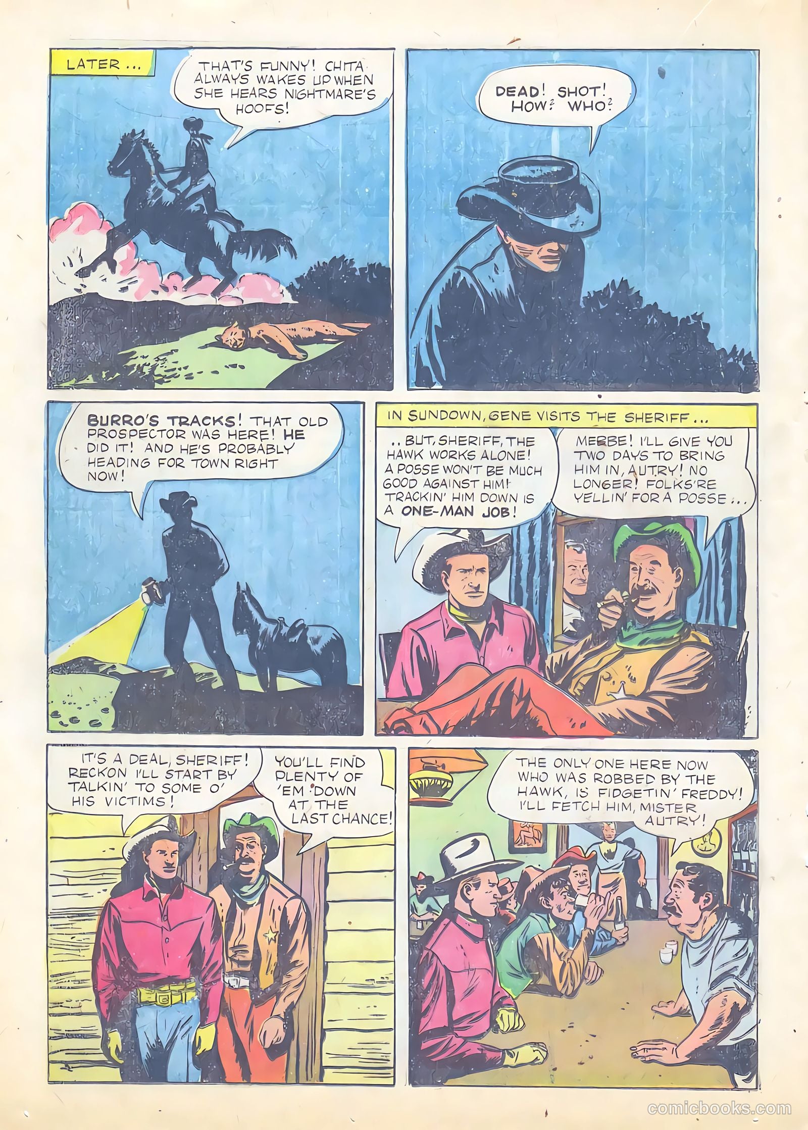 Gene Autry Comics #13 — page 20 of 36